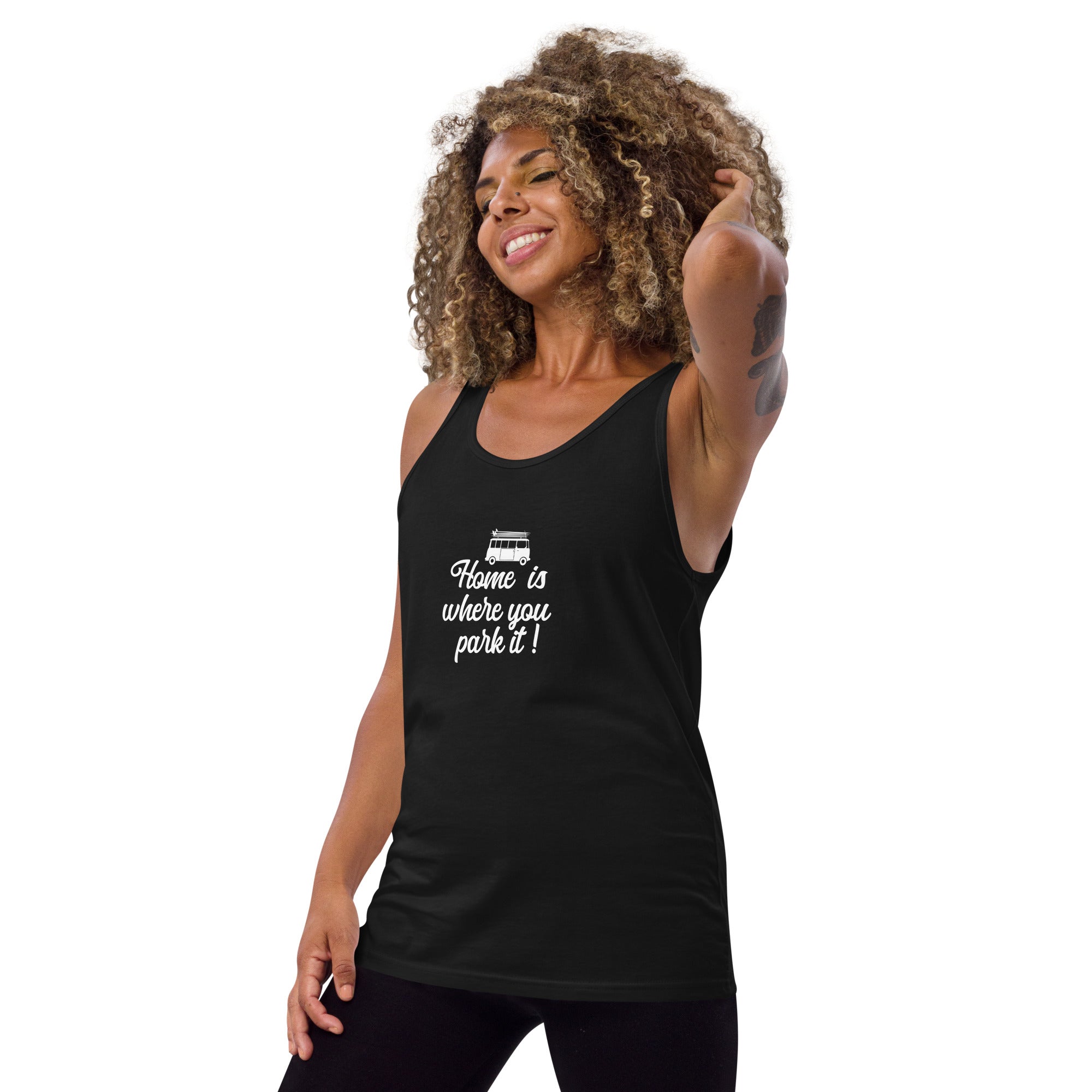 Unisex Tank Top White Surf Combi