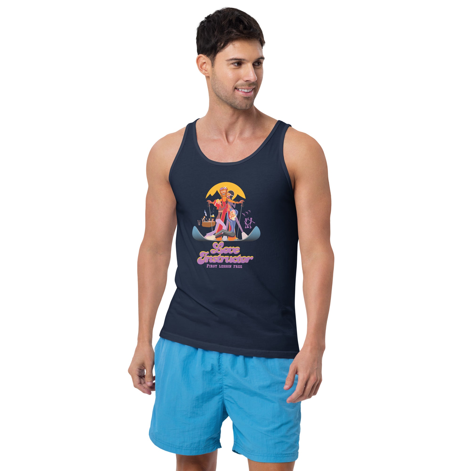 Unisex Tank Top Love instructor First lesson free