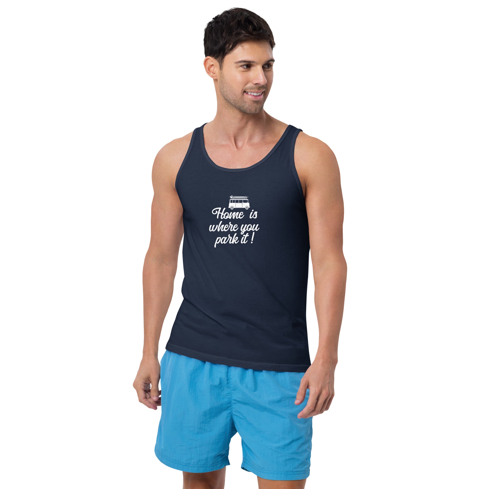 Unisex Tank Top White Surf Combi