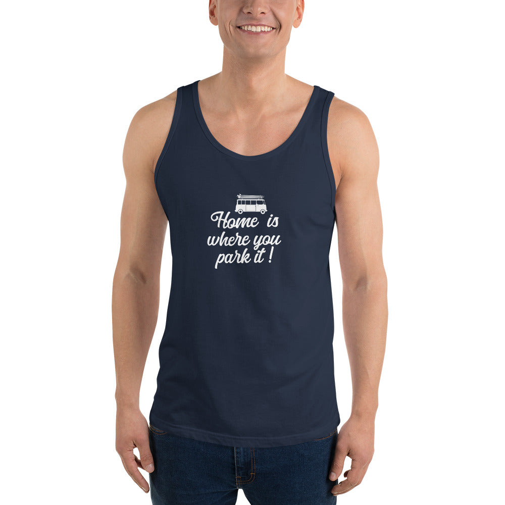 Unisex Tank Top White Surf Combi