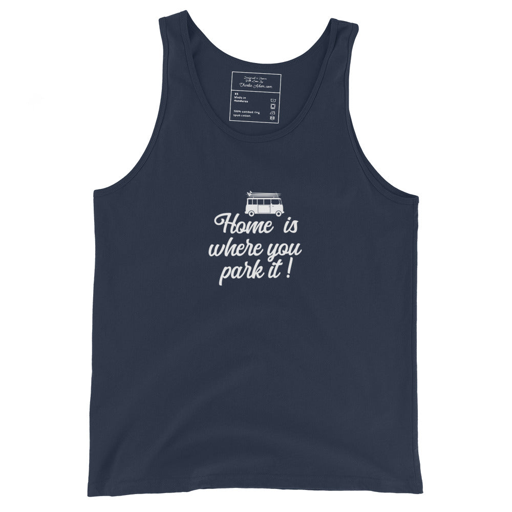 Unisex Tank Top White Surf Combi