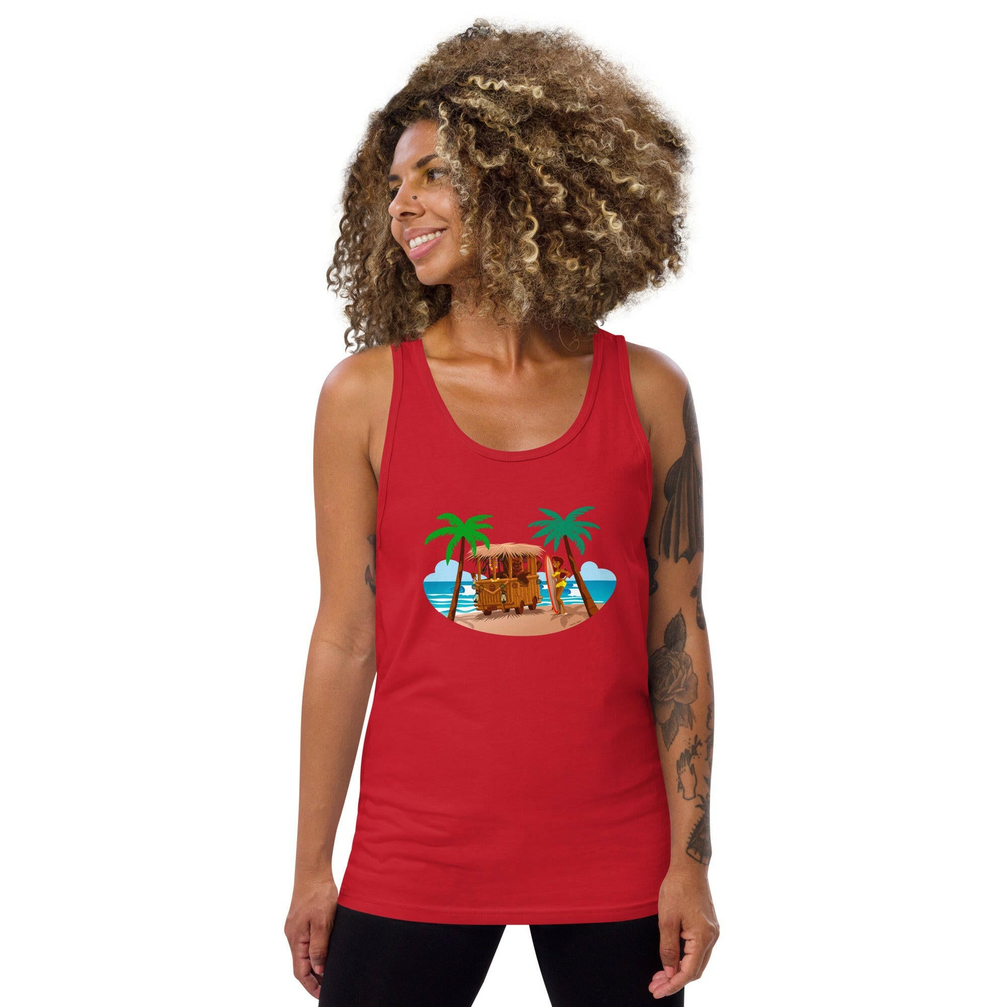Unisex Tank Top Tiki Kombi