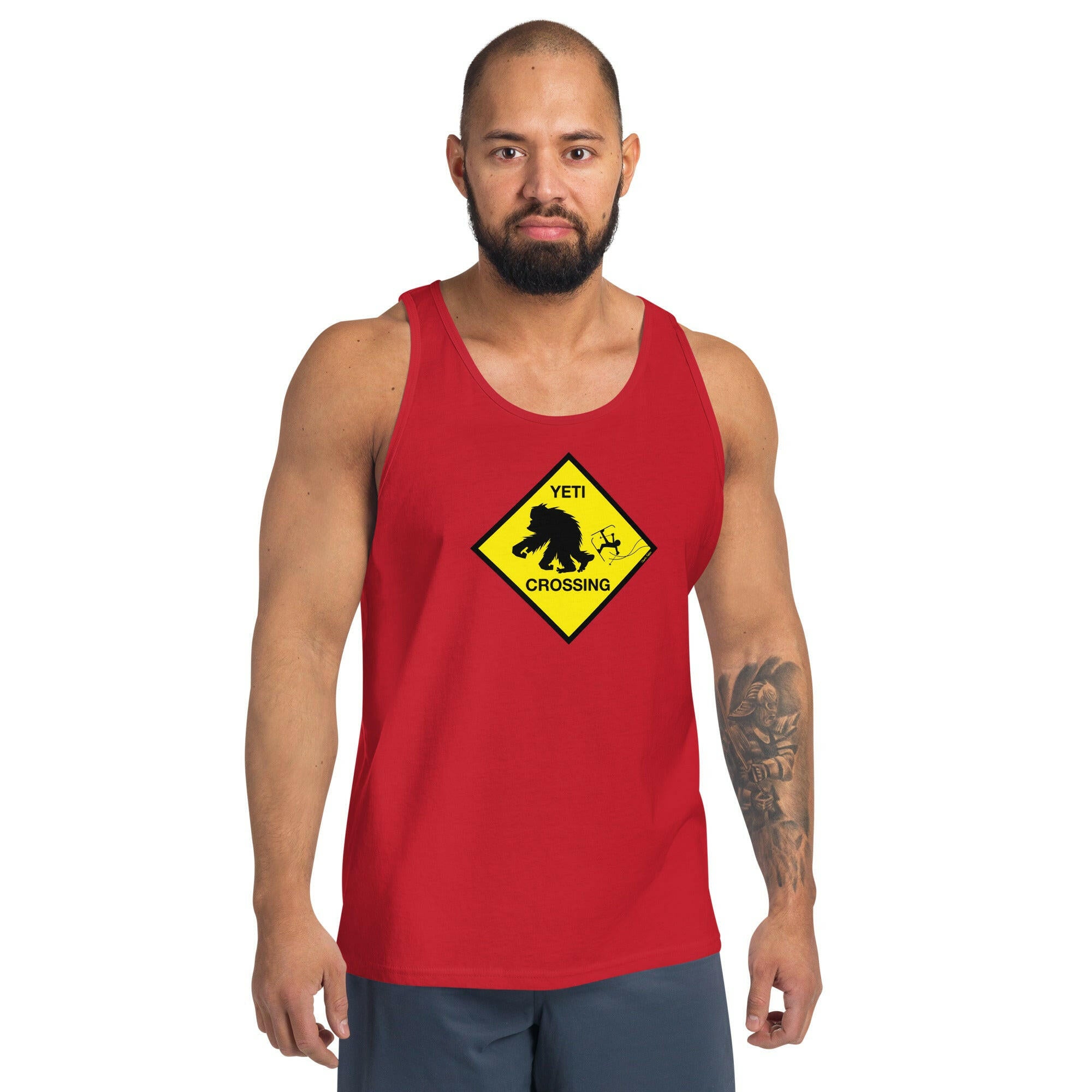 Unisex Tank Top Yeti Crossing