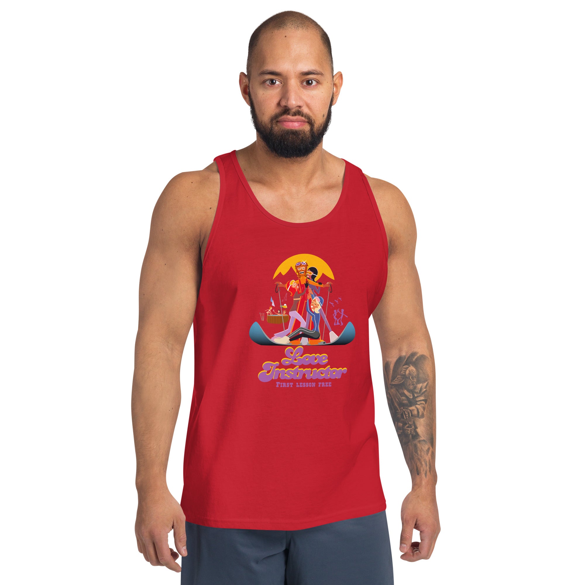 Unisex Tank Top Love instructor First lesson free
