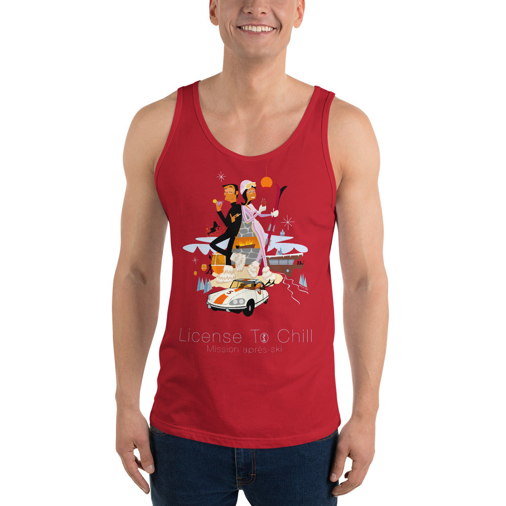 Débardeur unisexe License To Chill Mission Après-Ski