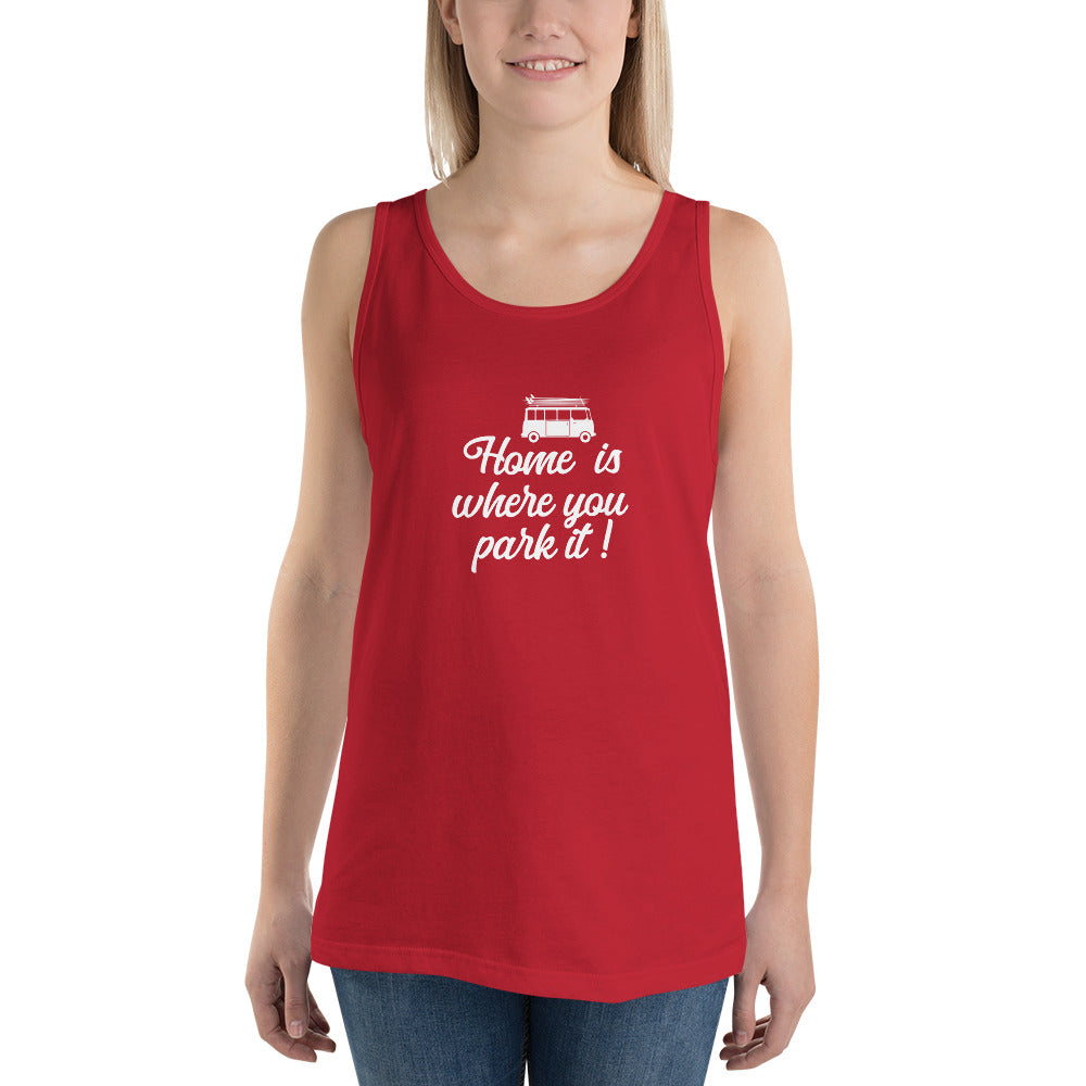 Unisex Tank Top White Surf Combi