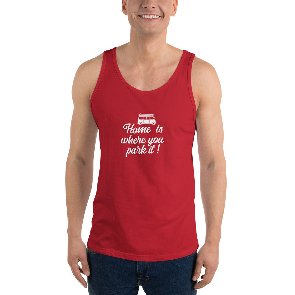 Unisex Tank Top White Surf Combi