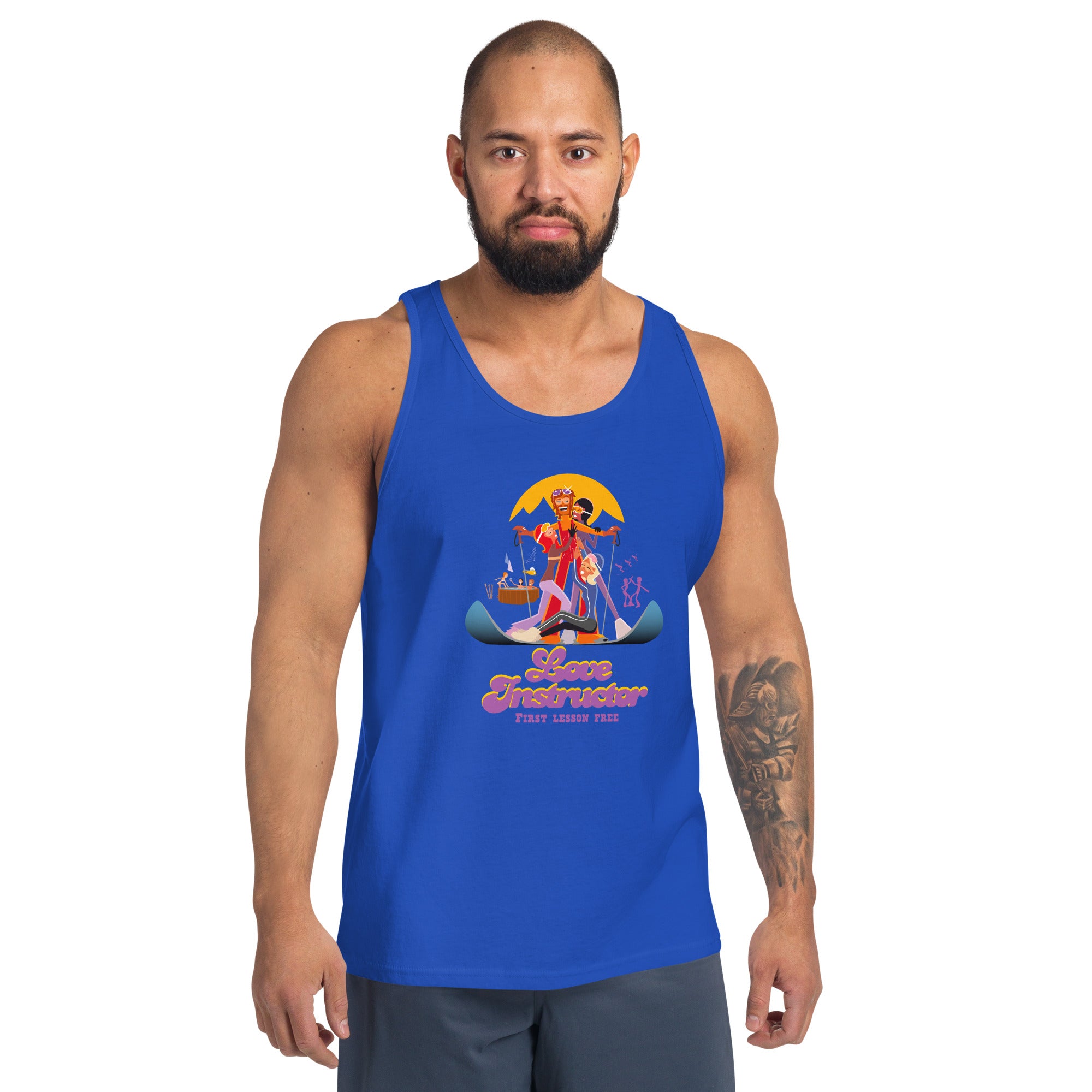 Unisex Tank Top Love instructor First lesson free