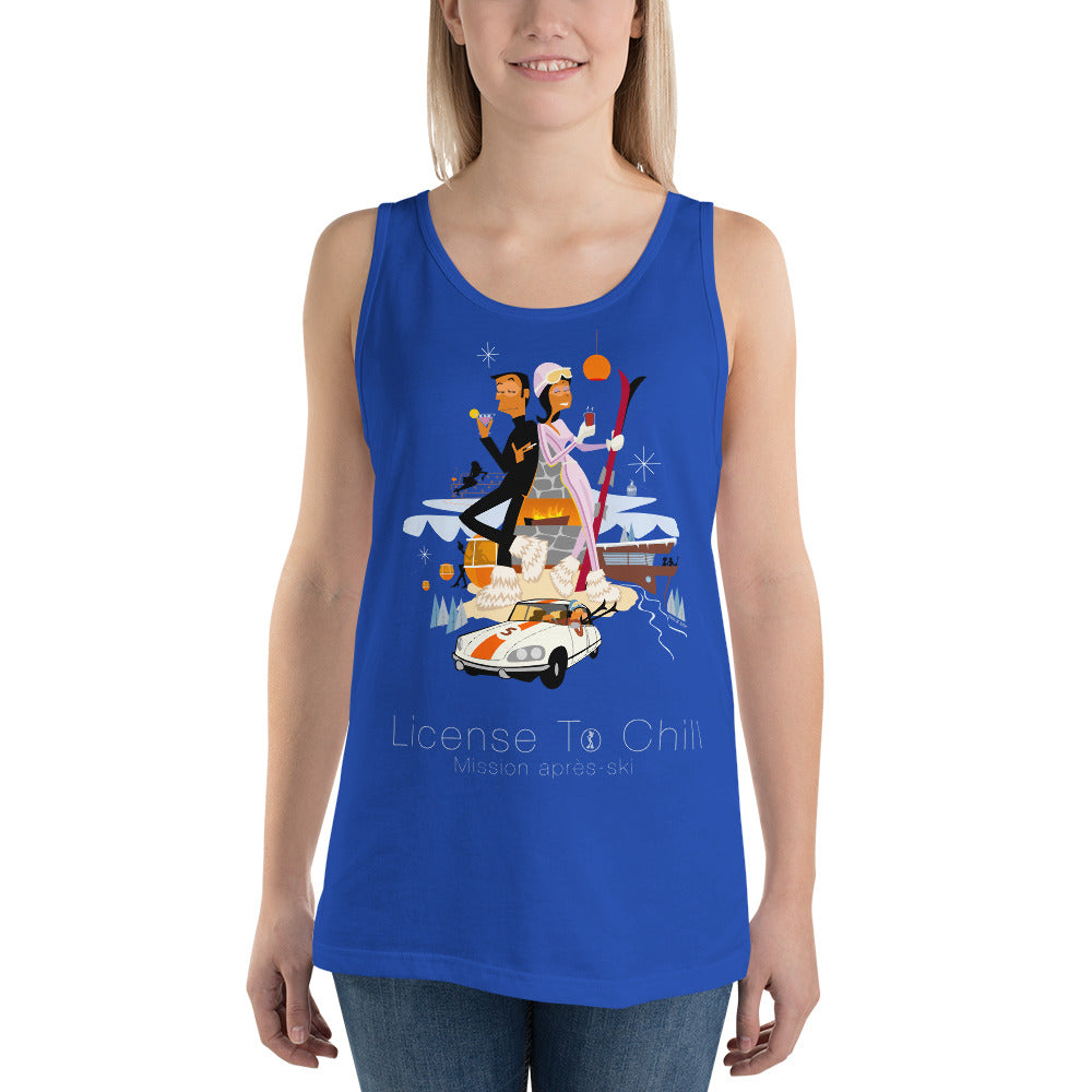 Débardeur unisexe License To Chill Mission Après-Ski