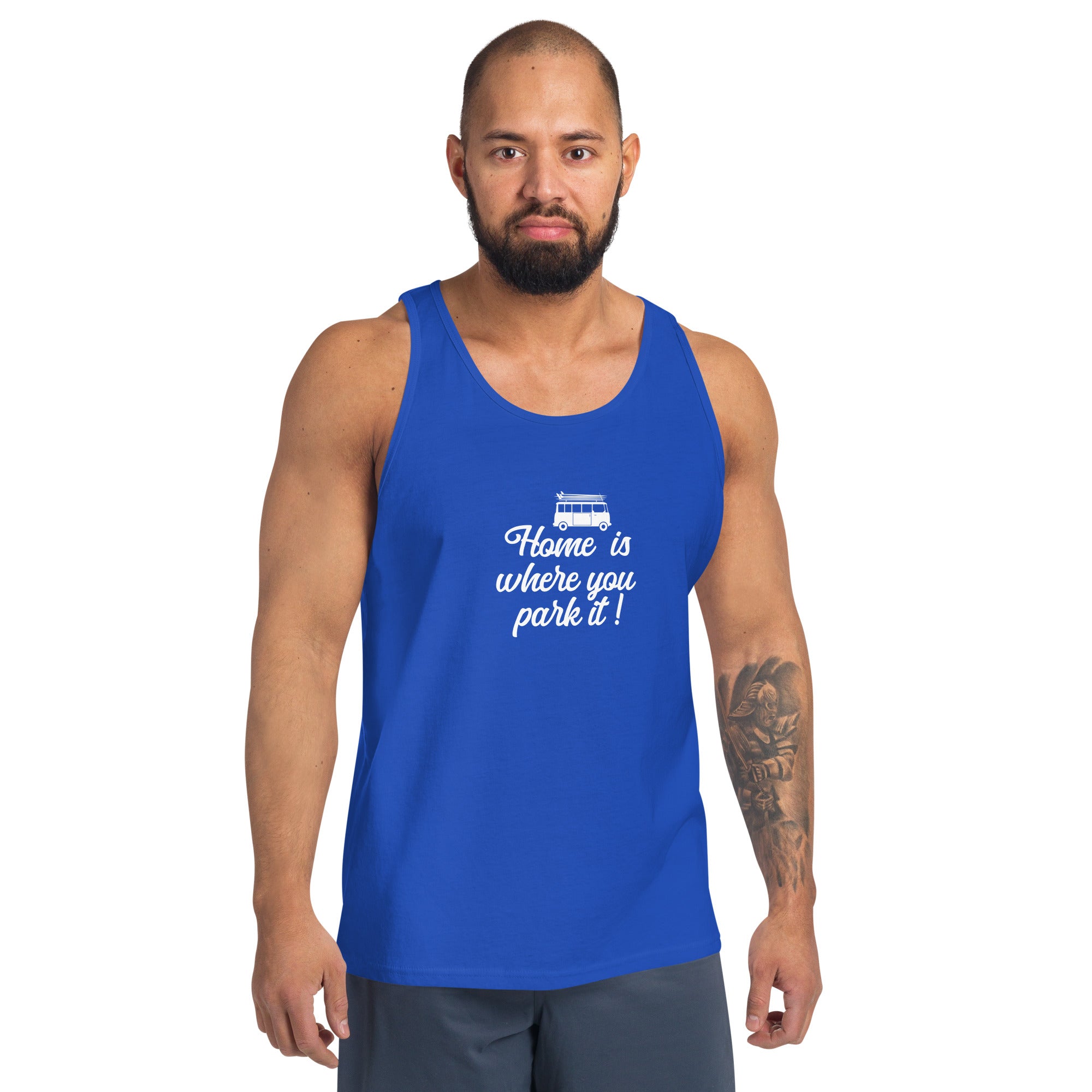 Unisex Tank Top White Surf Combi