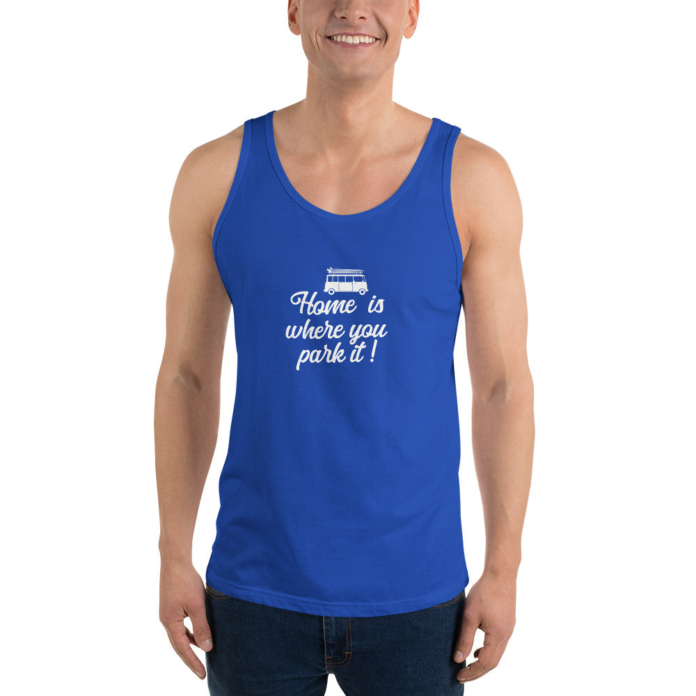 Unisex Tank Top White Surf Combi