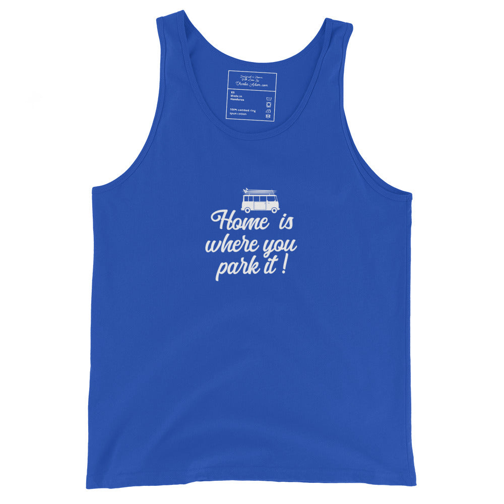 Unisex Tank Top White Surf Combi