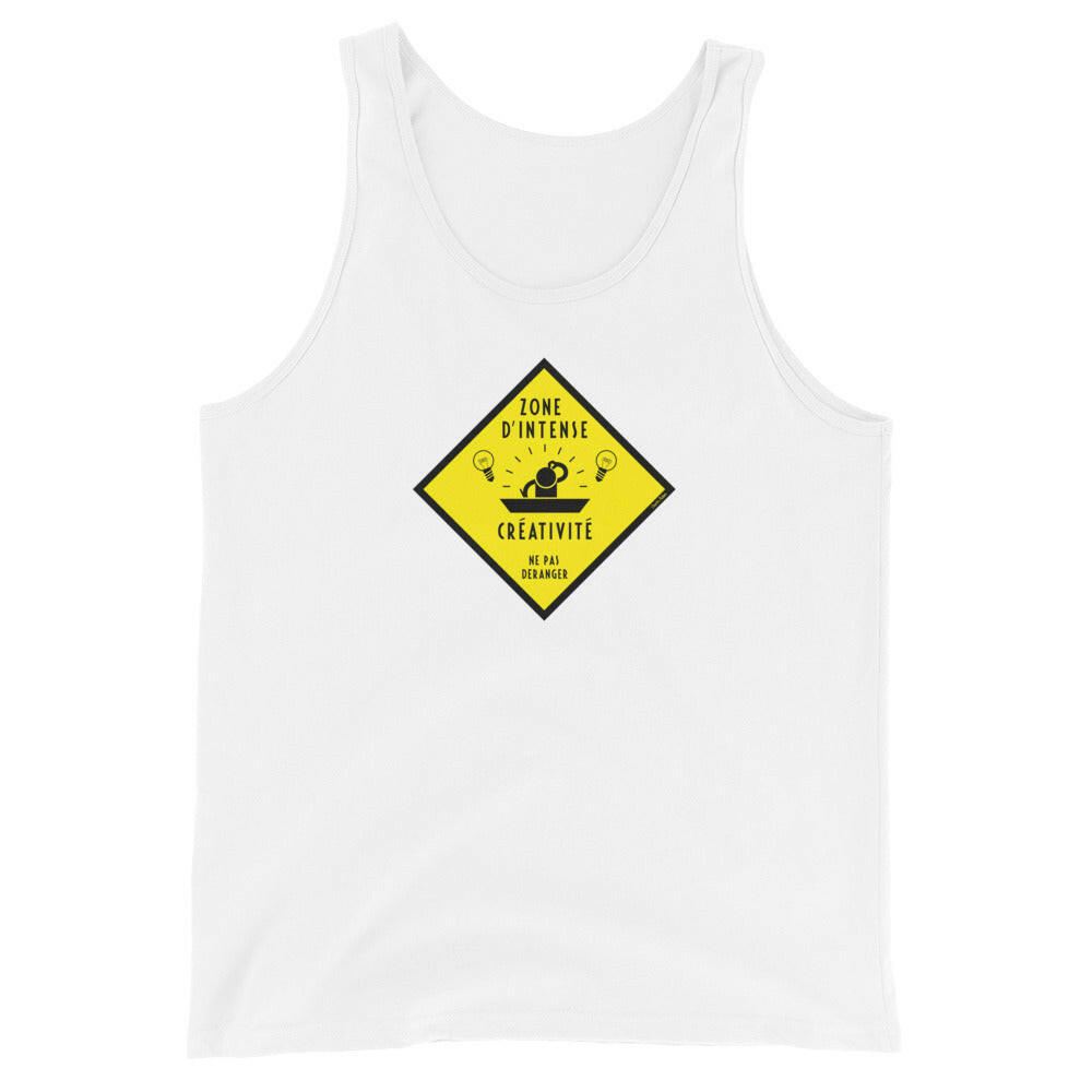 Débardeur unisexe Zone d'intense créativité, Ne pas déranger