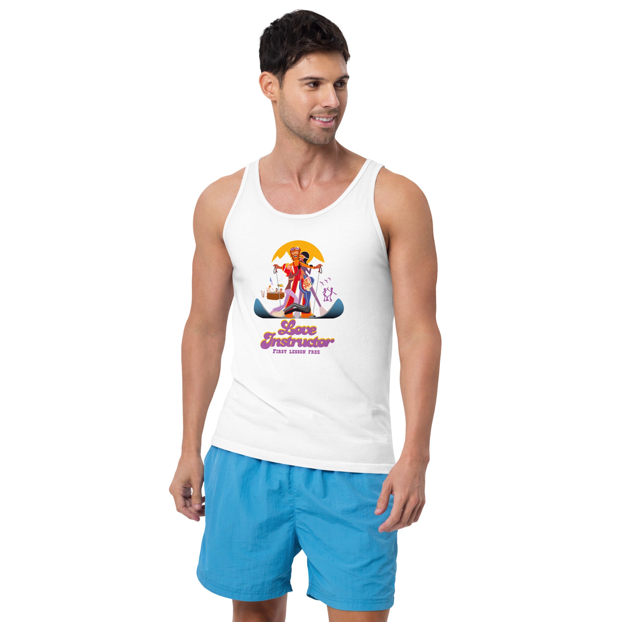 Unisex Tank Top Love instructor First lesson free