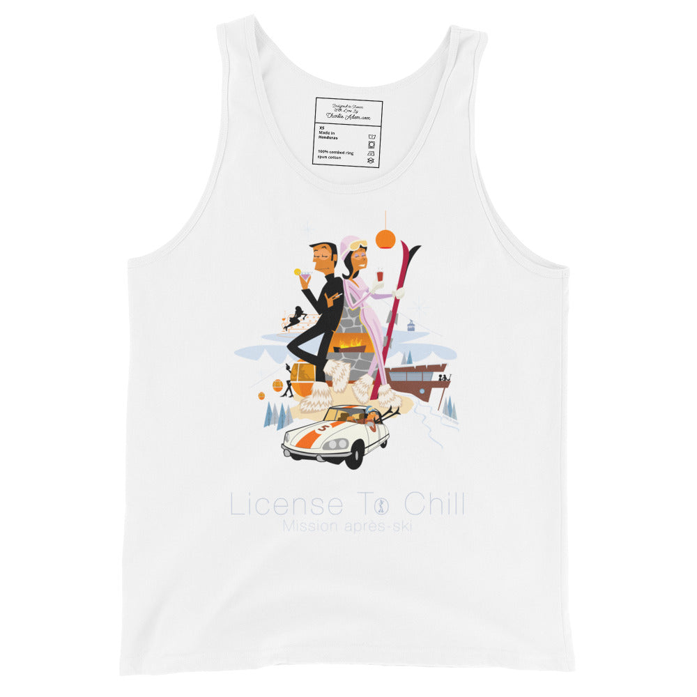 Débardeur unisexe License To Chill Mission Après-Ski