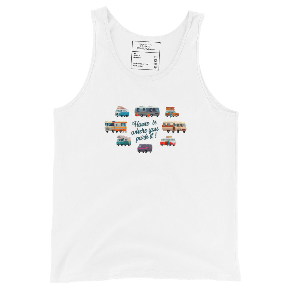 Débardeur unisexe Square Vintage Campers