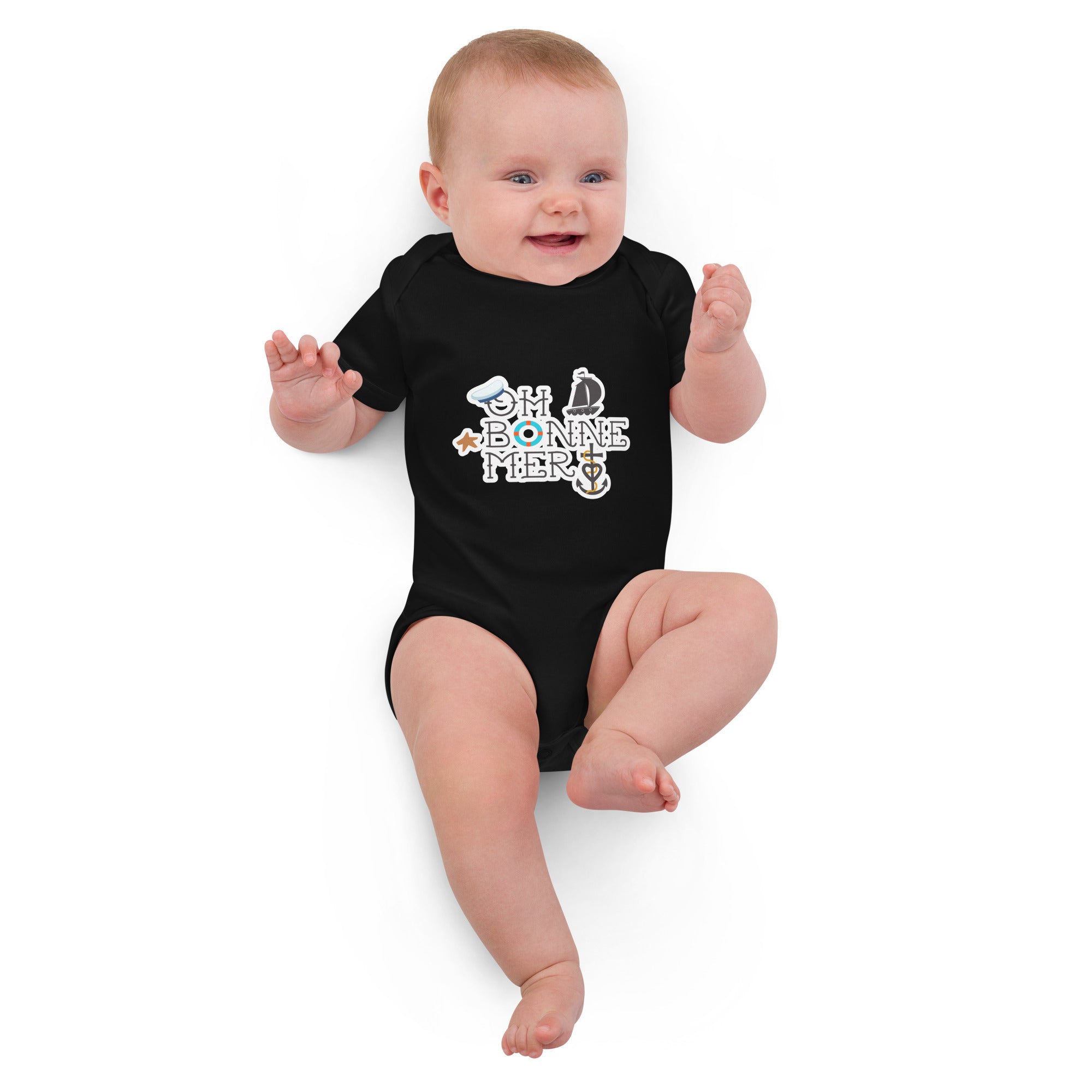 Body en coton bio bébé Oh Bonne Mer 3