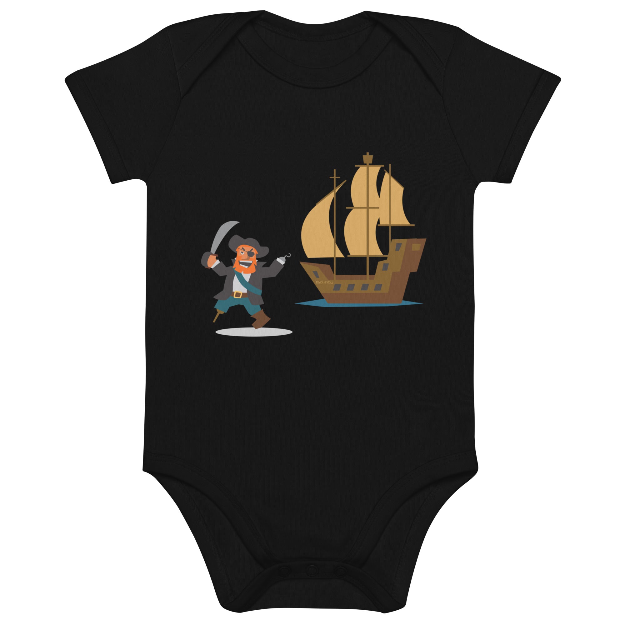 Body en coton bio bébé Pirate HMS Bounty