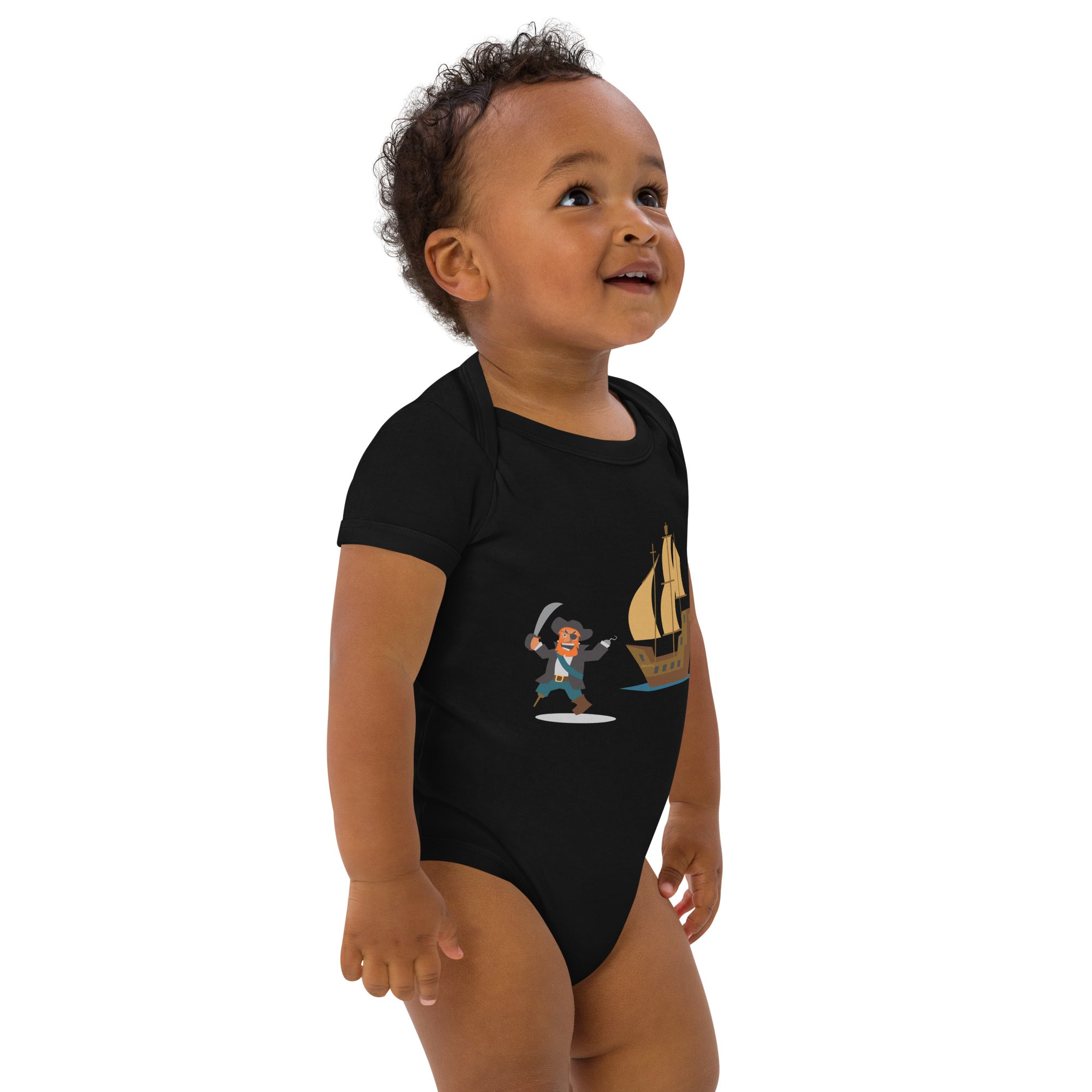 Body en coton bio bébé Pirate HMS Bounty