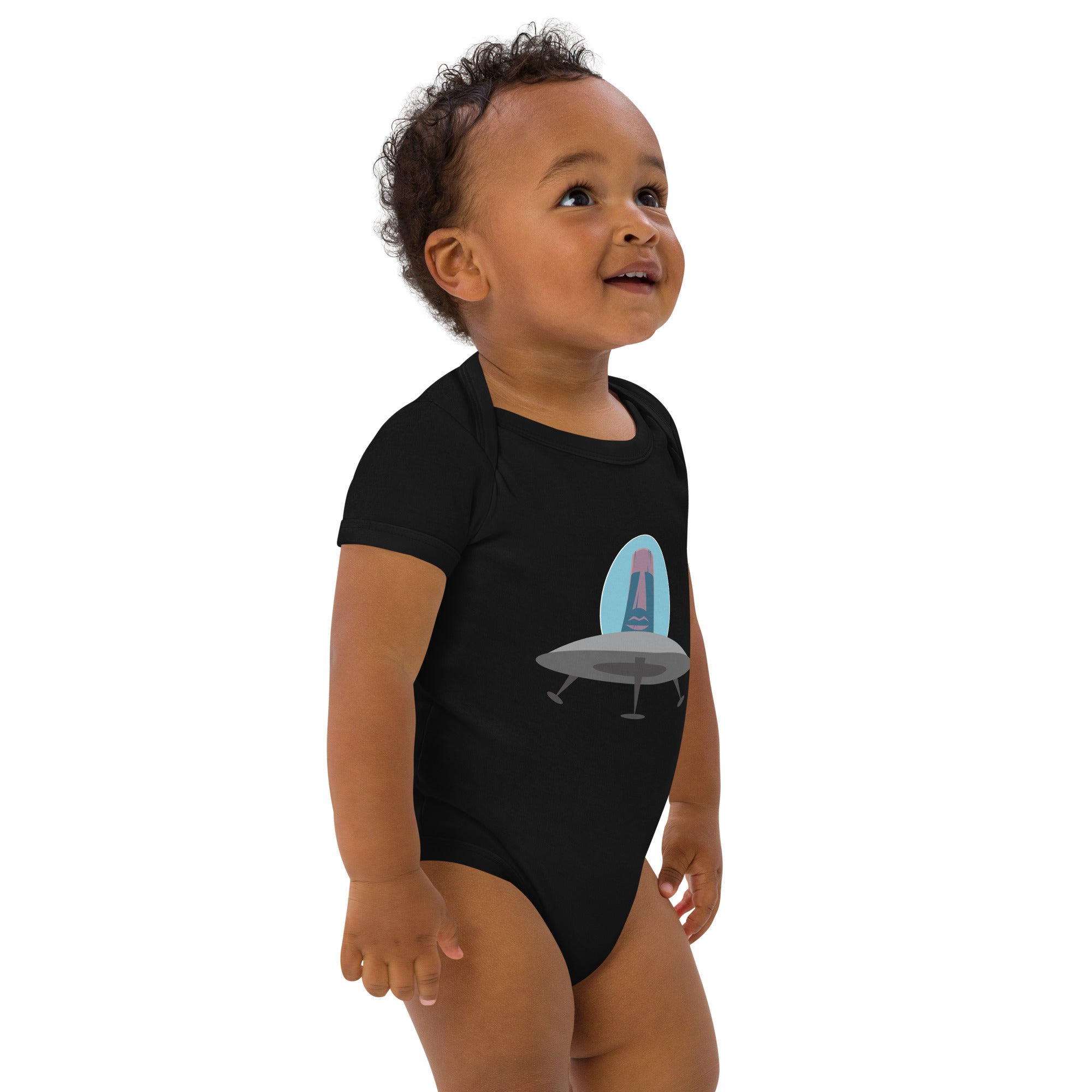Body en coton bio bébé Tiki UFO