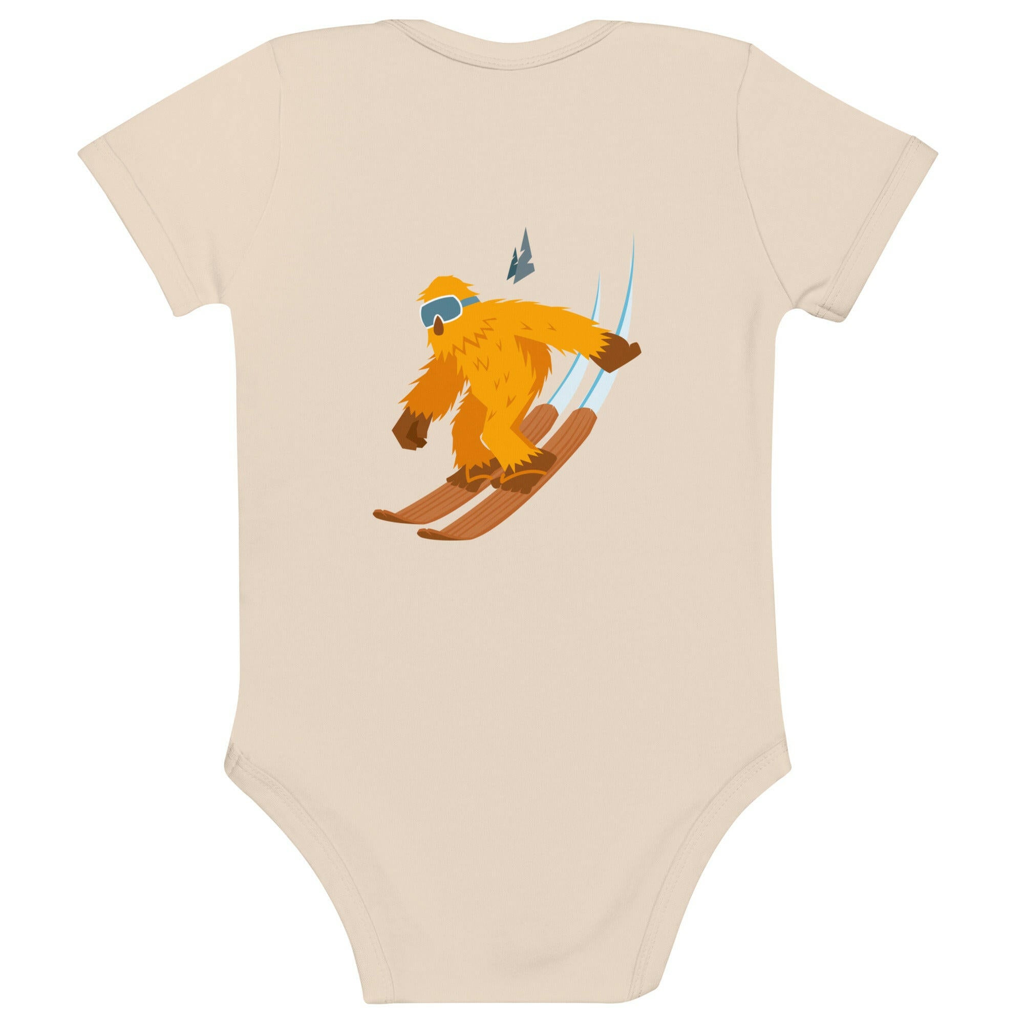 Body en coton bio bébé "The Thing" Yeti Skier