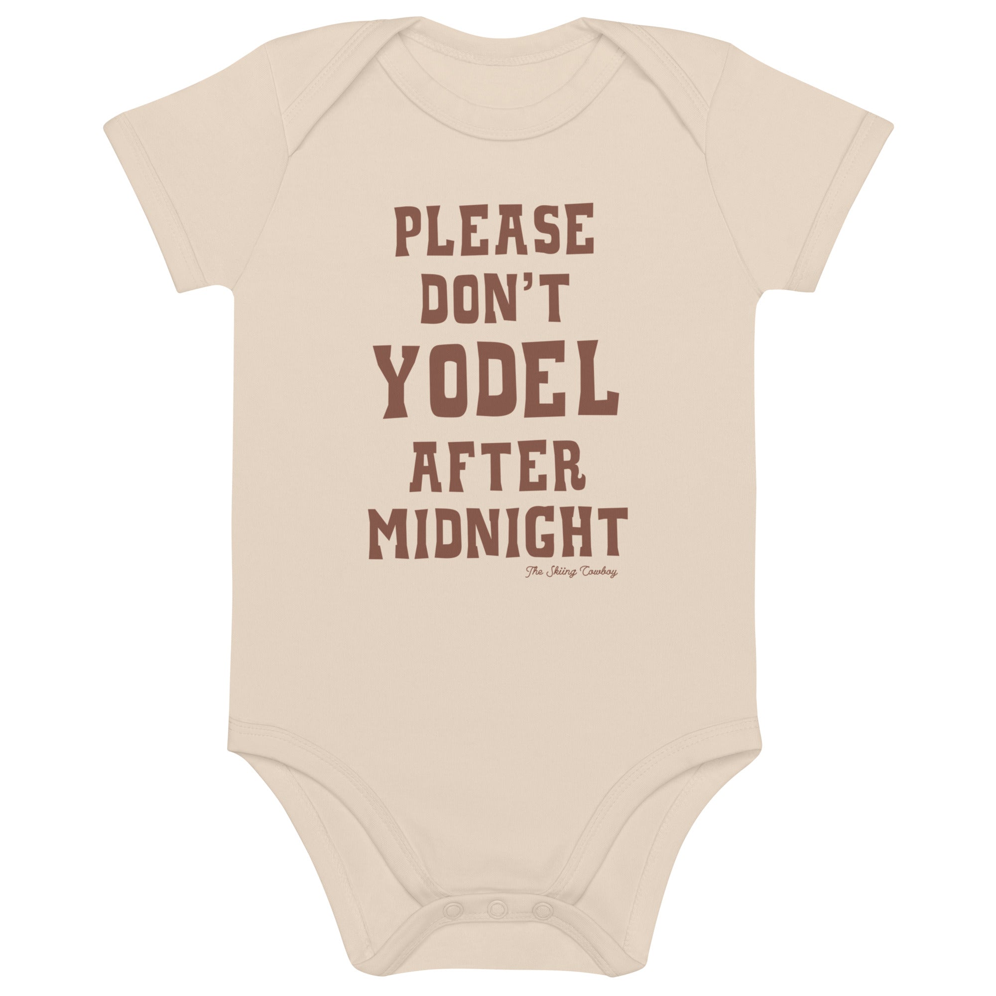 Body en coton bio bébé Don't Yodel After Midnight