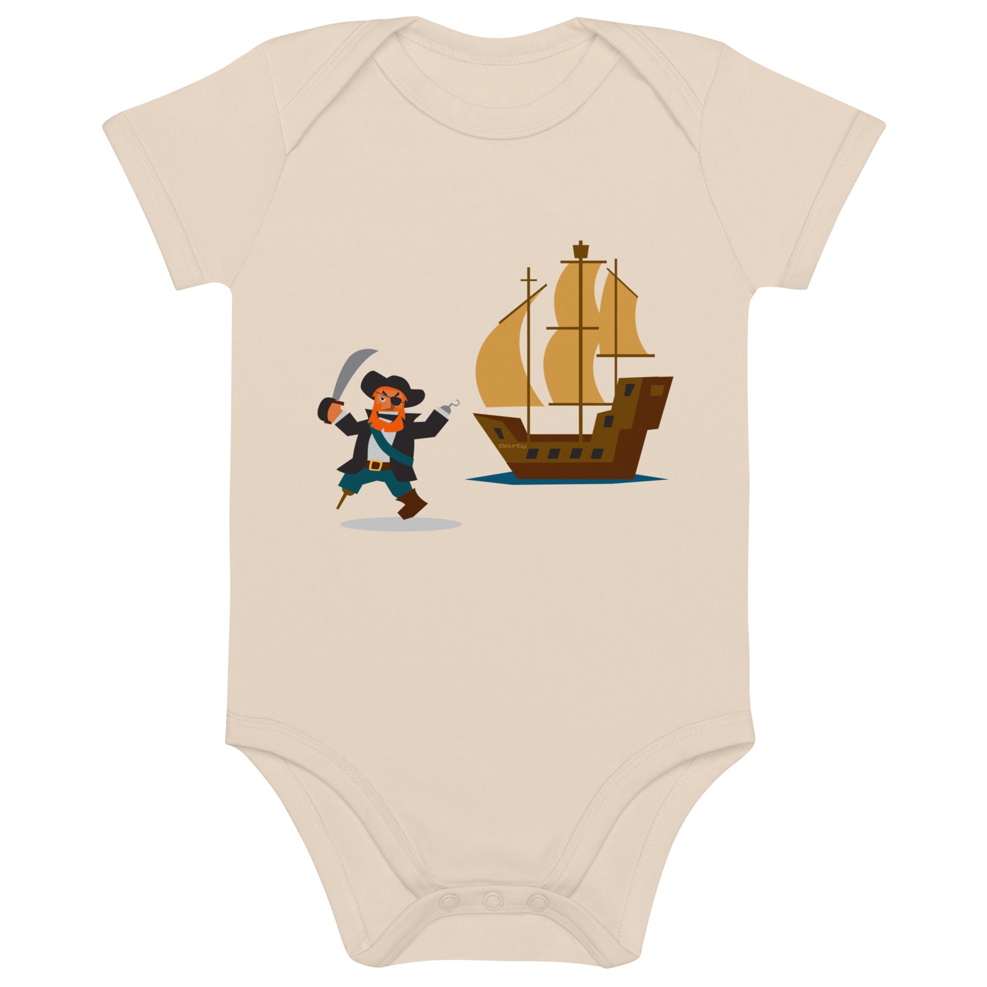 Body en coton bio bébé Pirate HMS Bounty