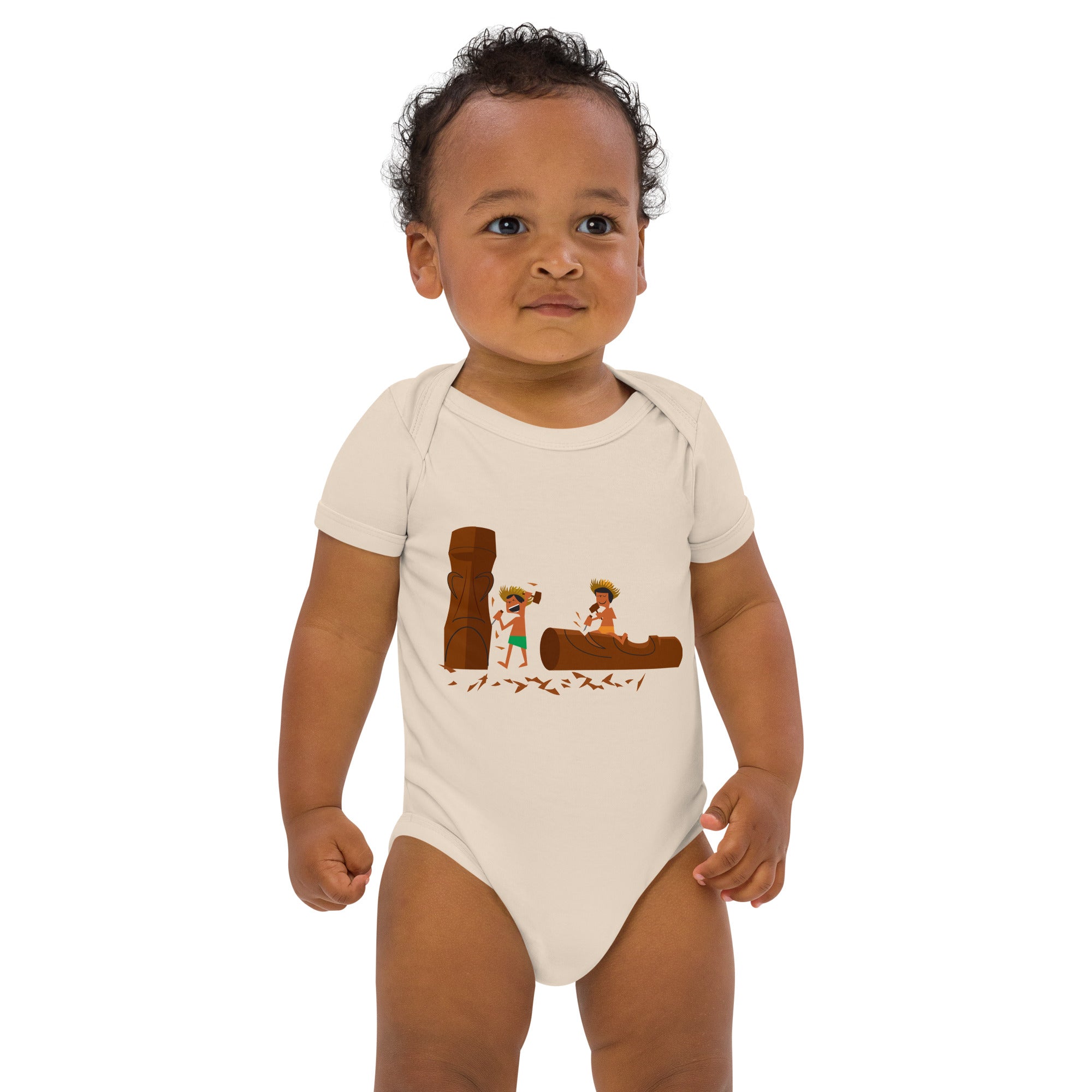 Body en coton bio bébé Sculpteurs de Tikis