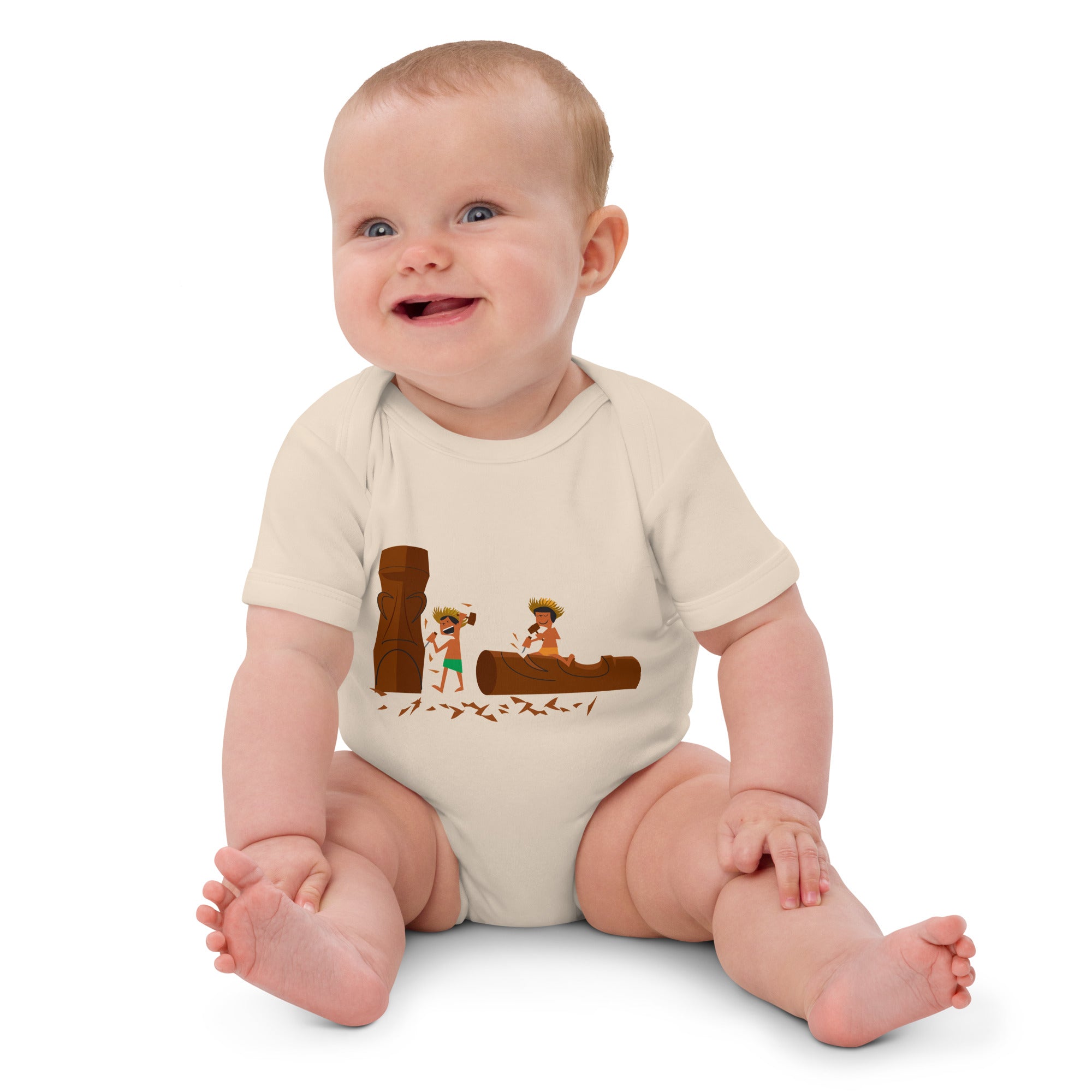 Body en coton bio bébé Sculpteurs de Tikis