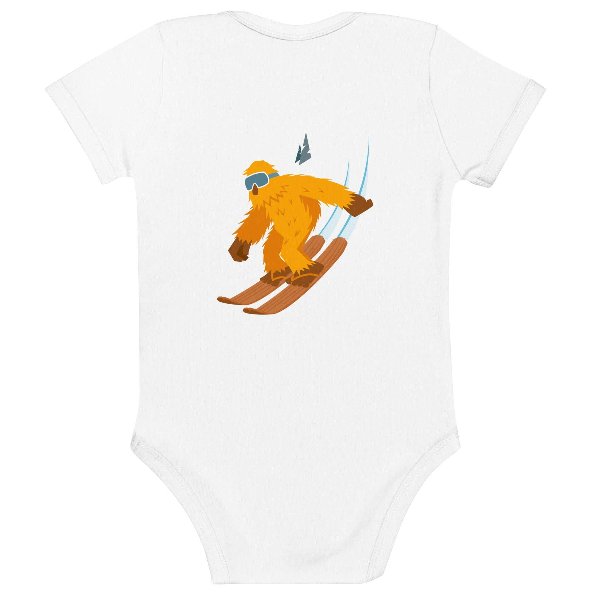 Body en coton bio bébé "The Thing" Yeti Skier