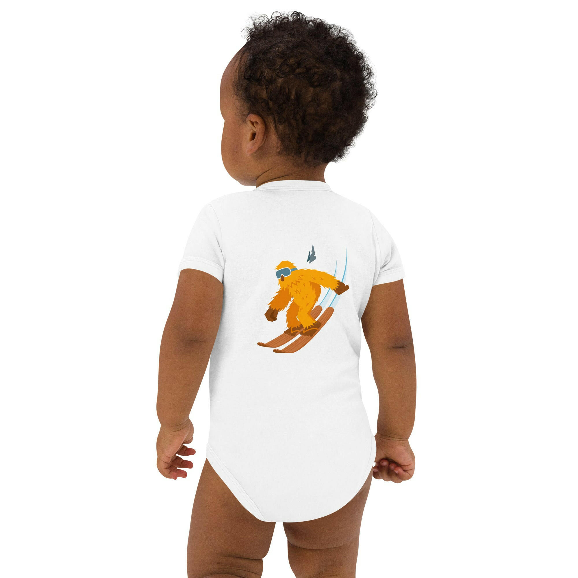 Body en coton bio bébé "The Thing" Yeti Skier