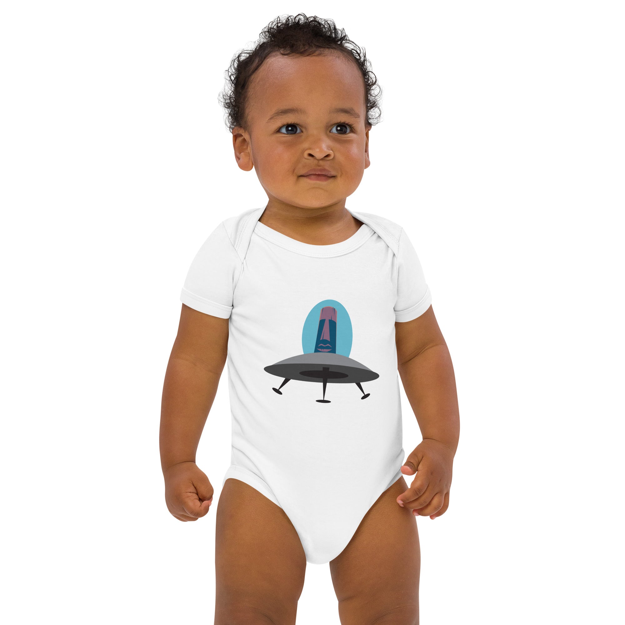 Body en coton bio bébé Tiki UFO