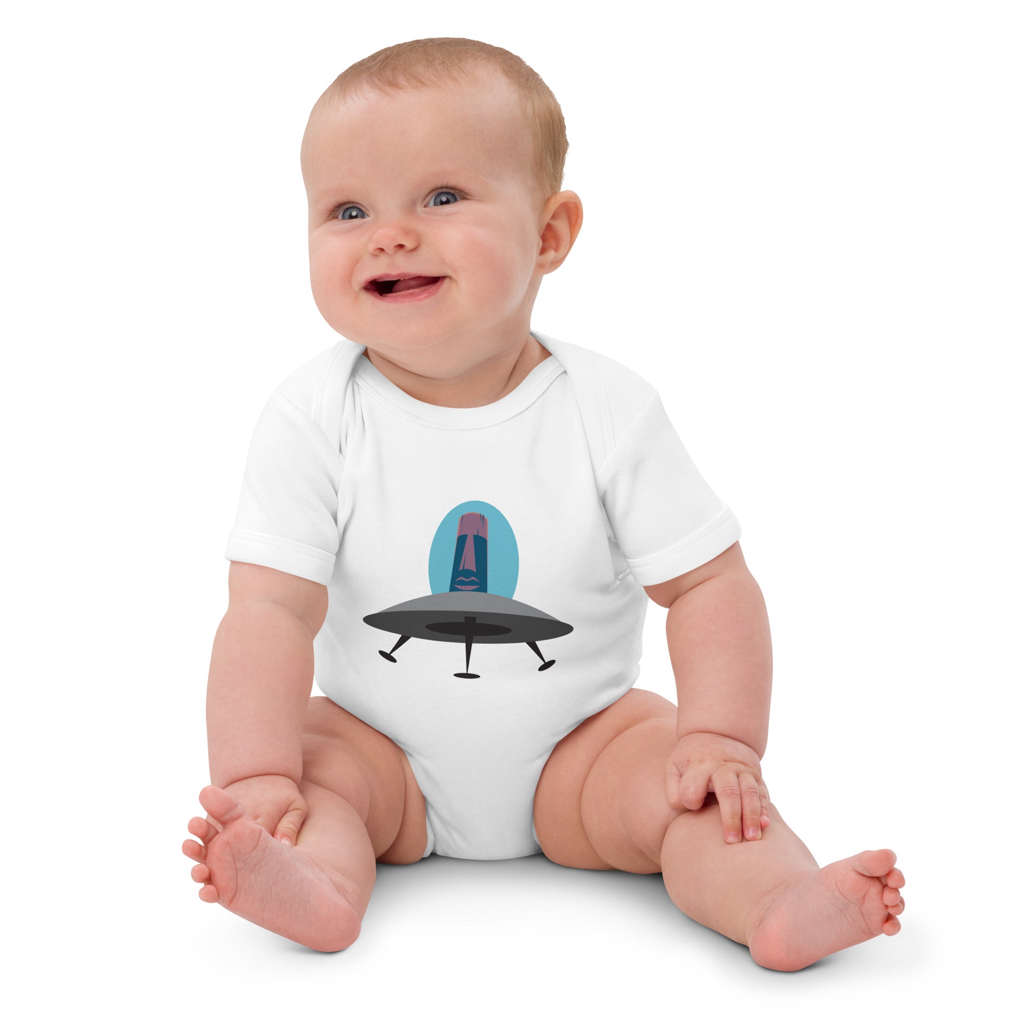 Body en coton bio bébé Tiki UFO