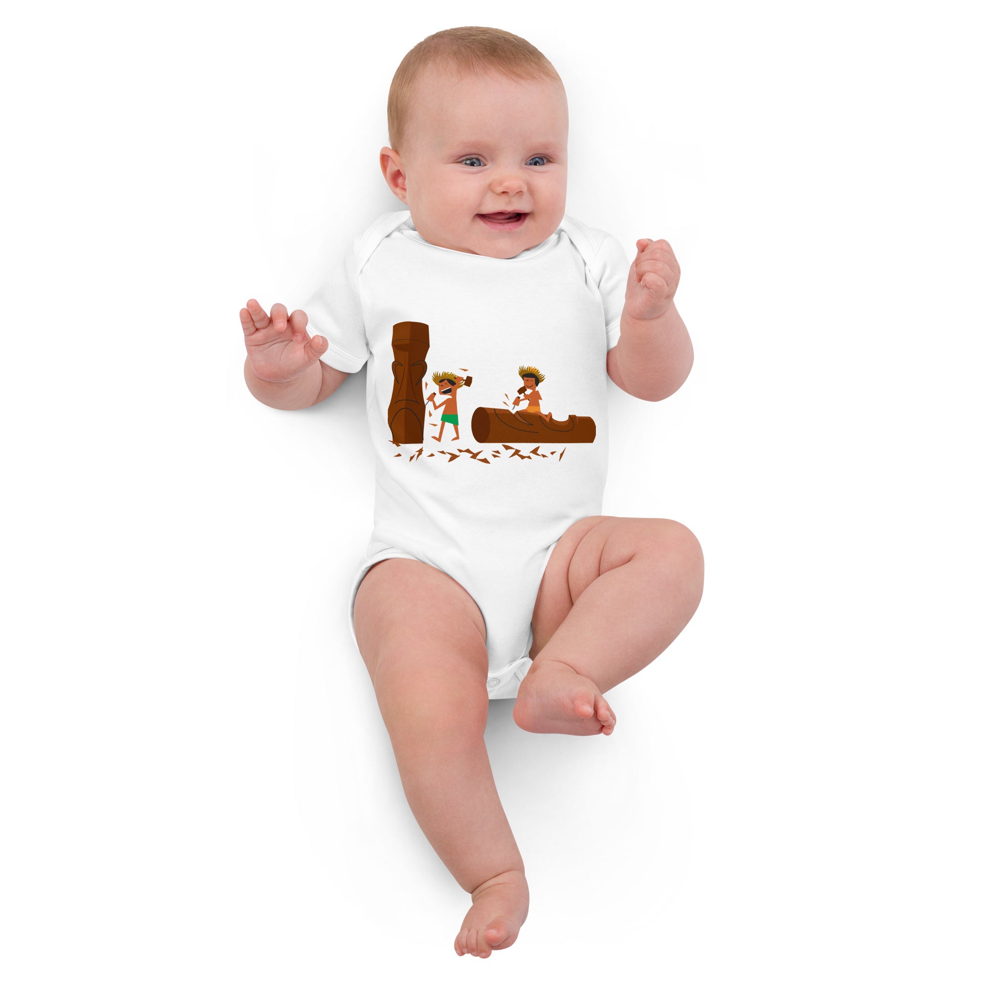 Body en coton bio bébé Sculpteurs de Tikis