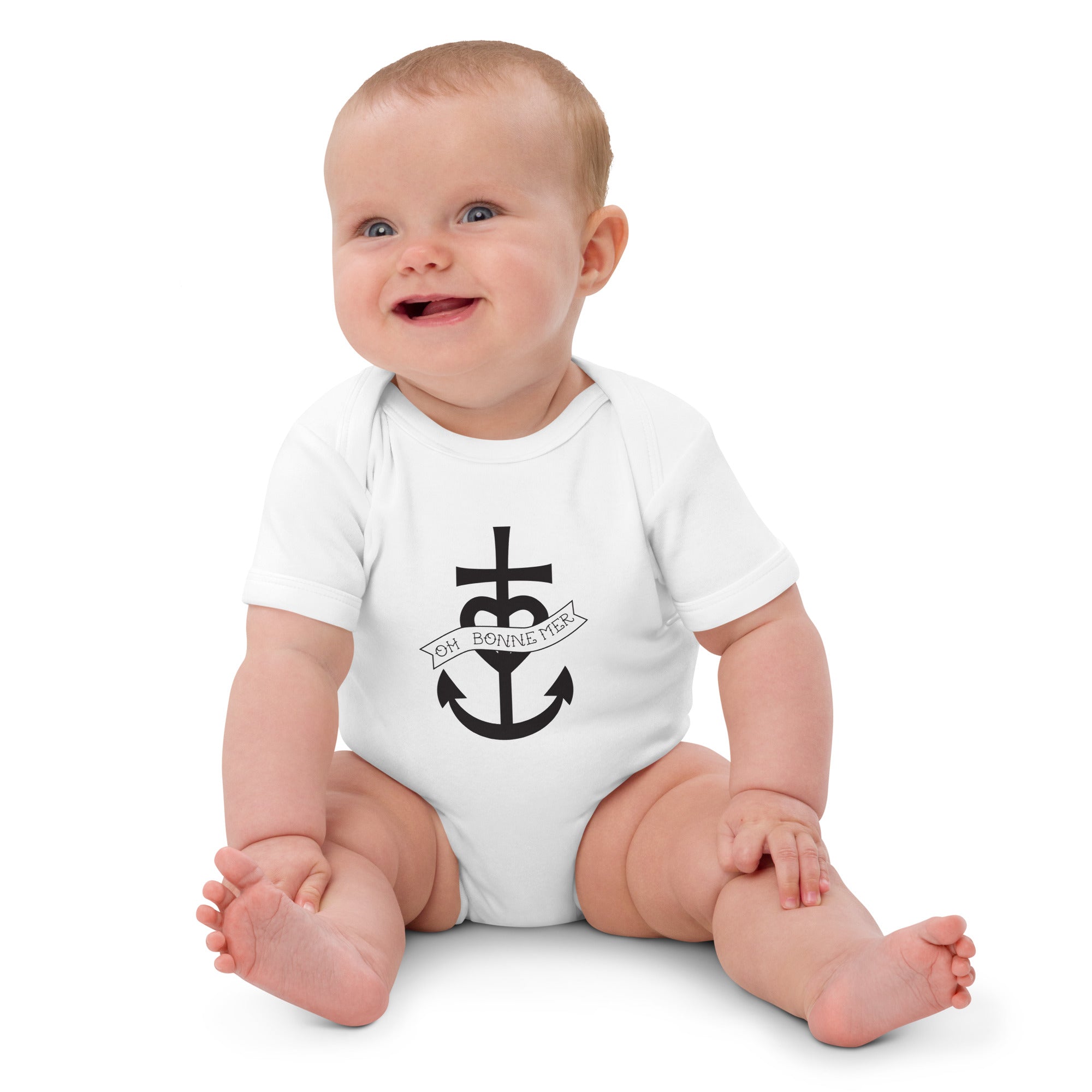 Organic cotton baby bodysuit Oh Bonne Mer 1