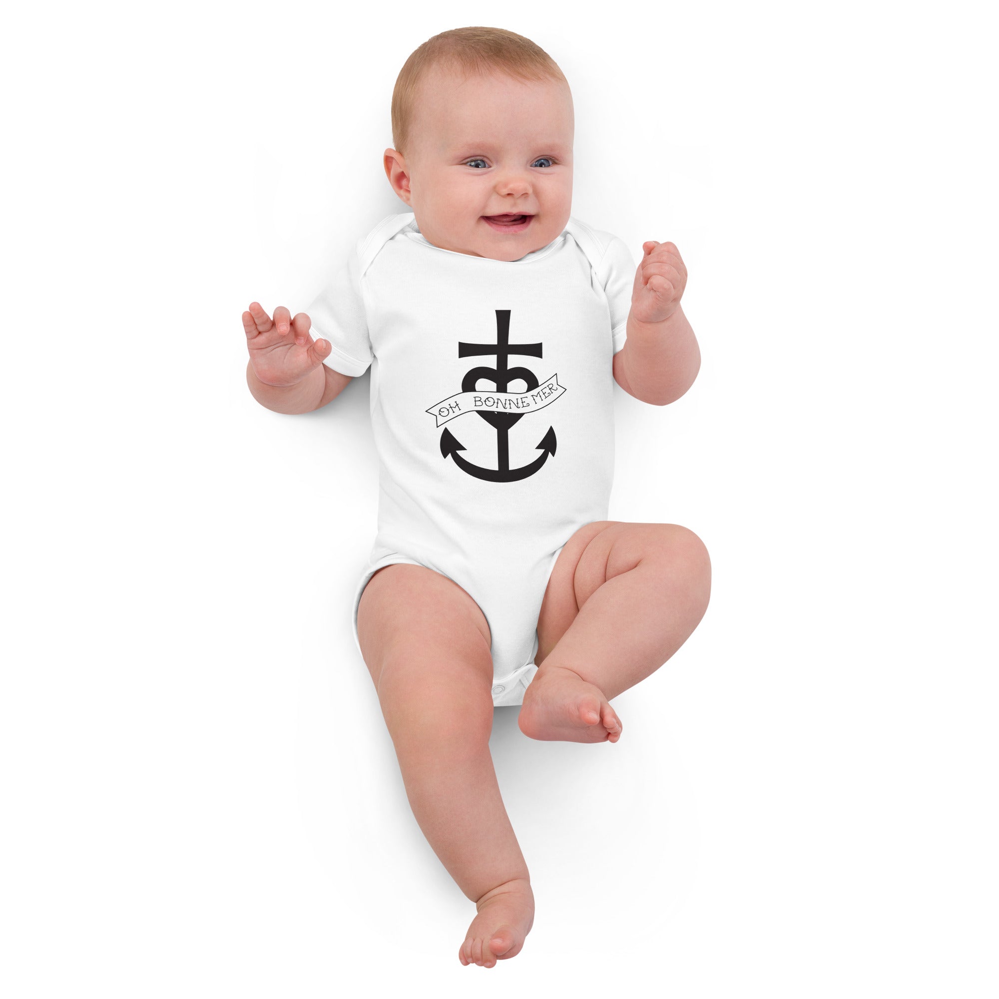 Organic cotton baby bodysuit Oh Bonne Mer 1
