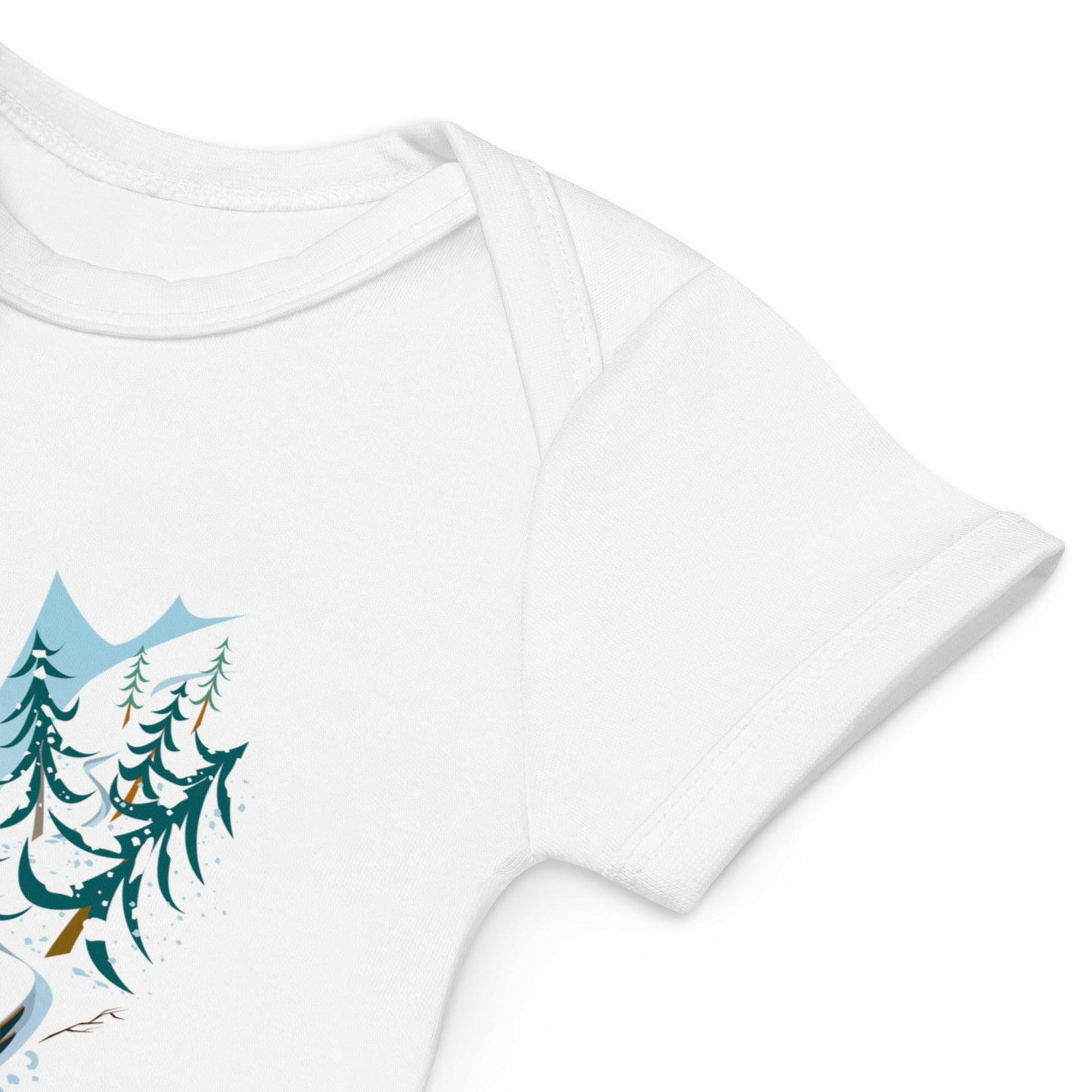 Body en coton bio bébé Timberman snowboarder