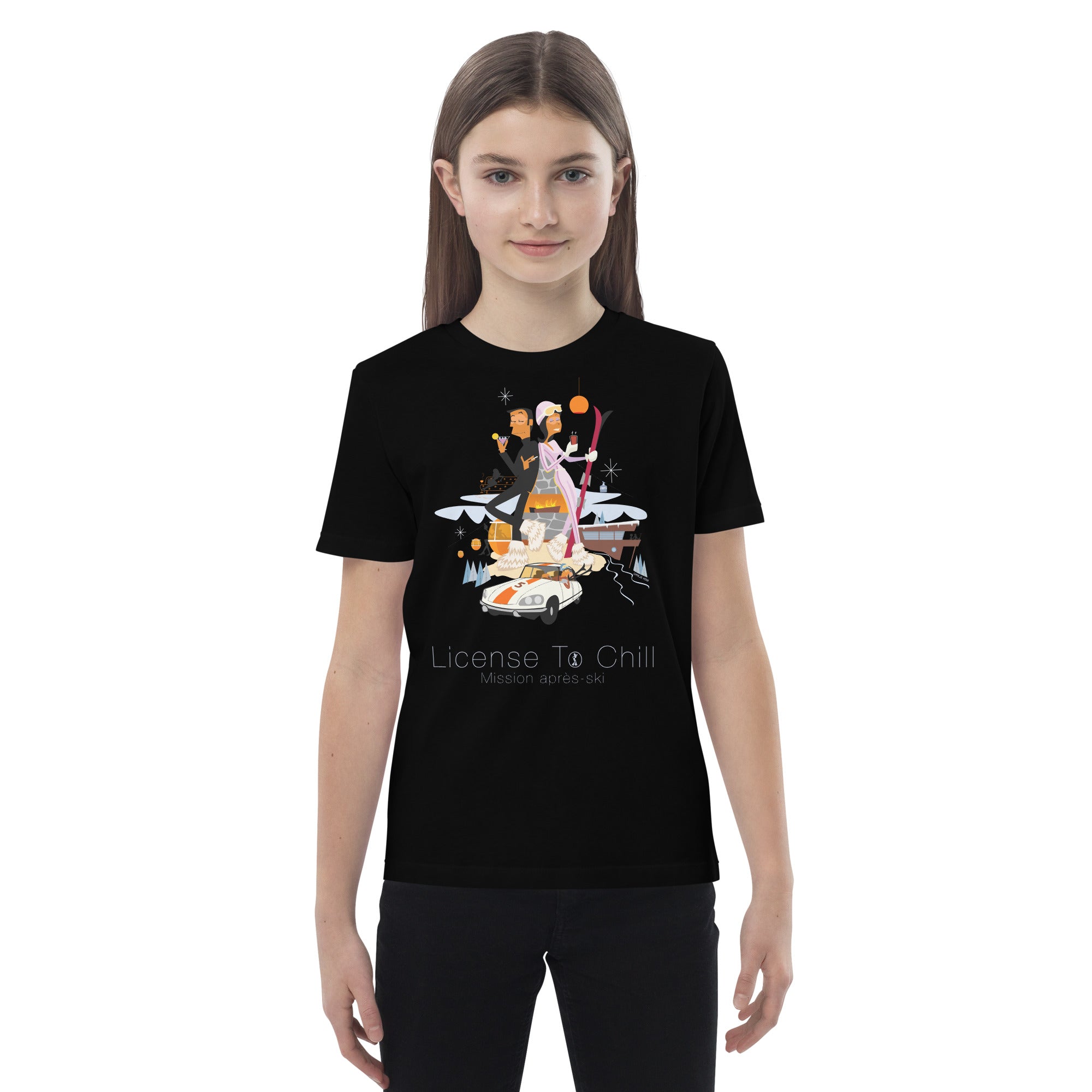 T-shirt en coton bio enfant License To Chill Mission Après-Ski