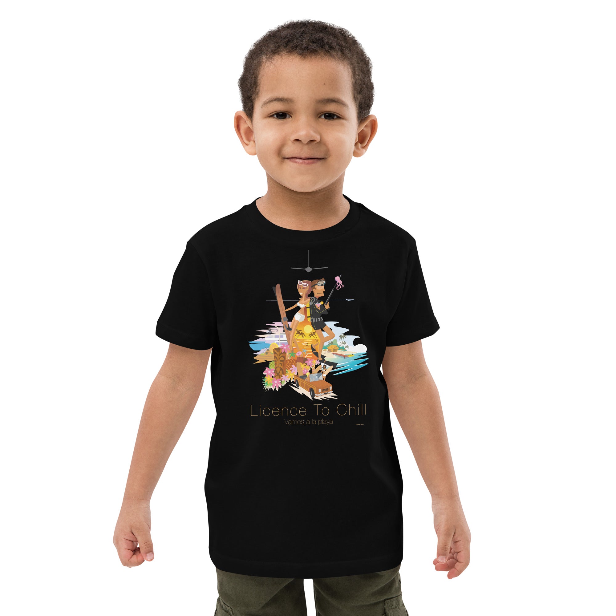 T-shirt en coton bio enfant License to Chill Vamos a la Playa