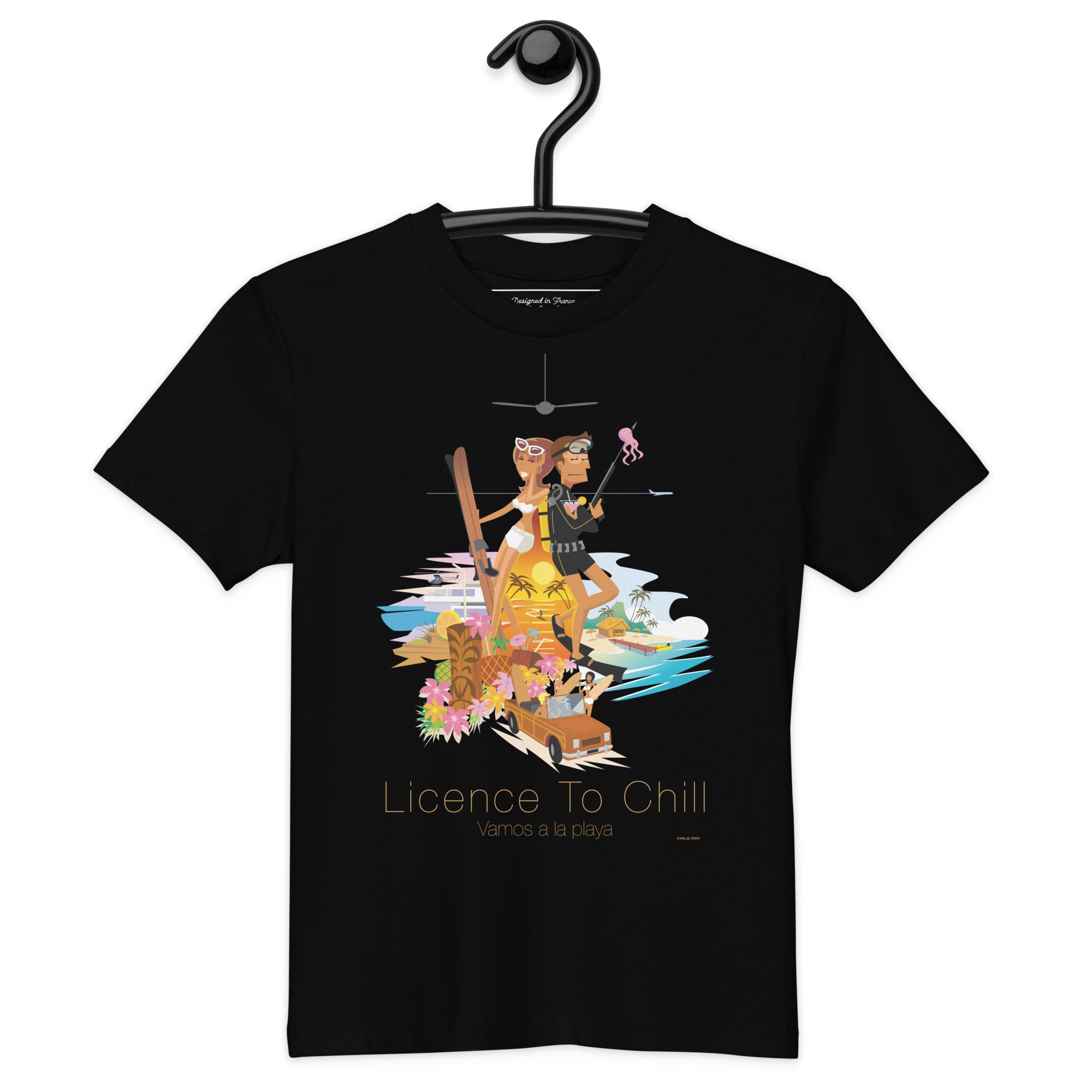 T-shirt en coton bio enfant License to Chill Vamos a la Playa