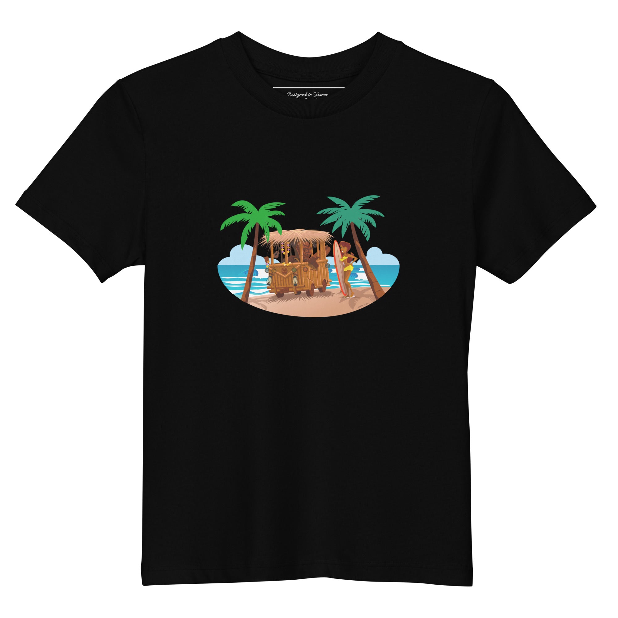 T-shirt en coton bio enfant Tiki Kombi