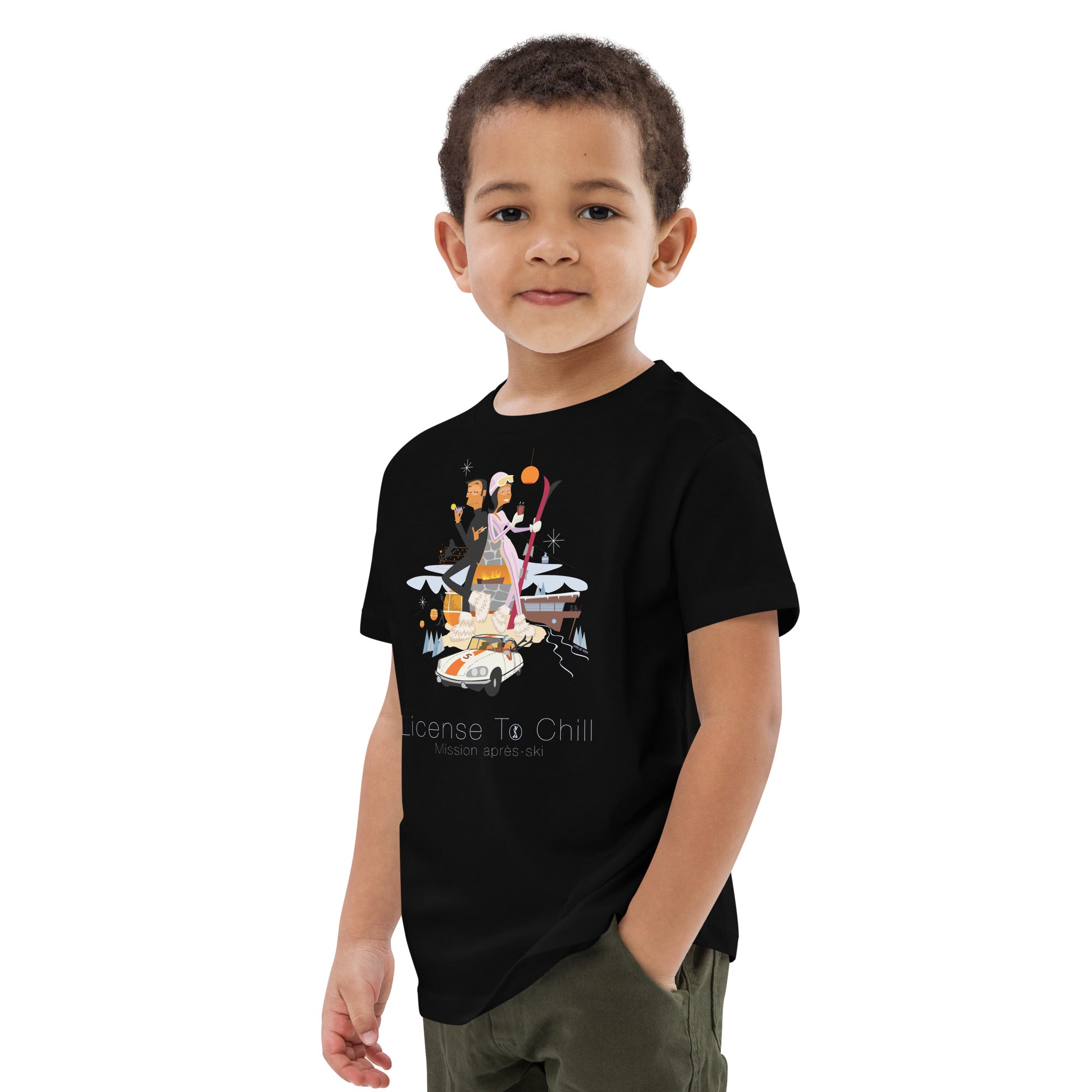 T-shirt en coton bio enfant License To Chill Mission Après-Ski
