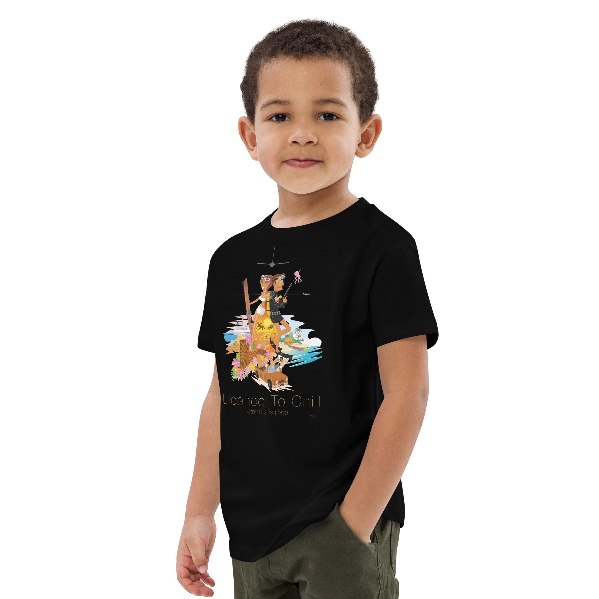 T-shirt en coton bio enfant License to Chill Vamos a la Playa