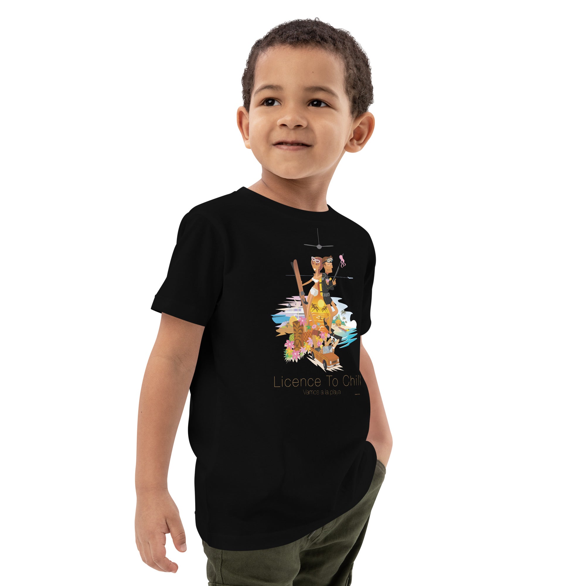 T-shirt en coton bio enfant License to Chill Vamos a la Playa