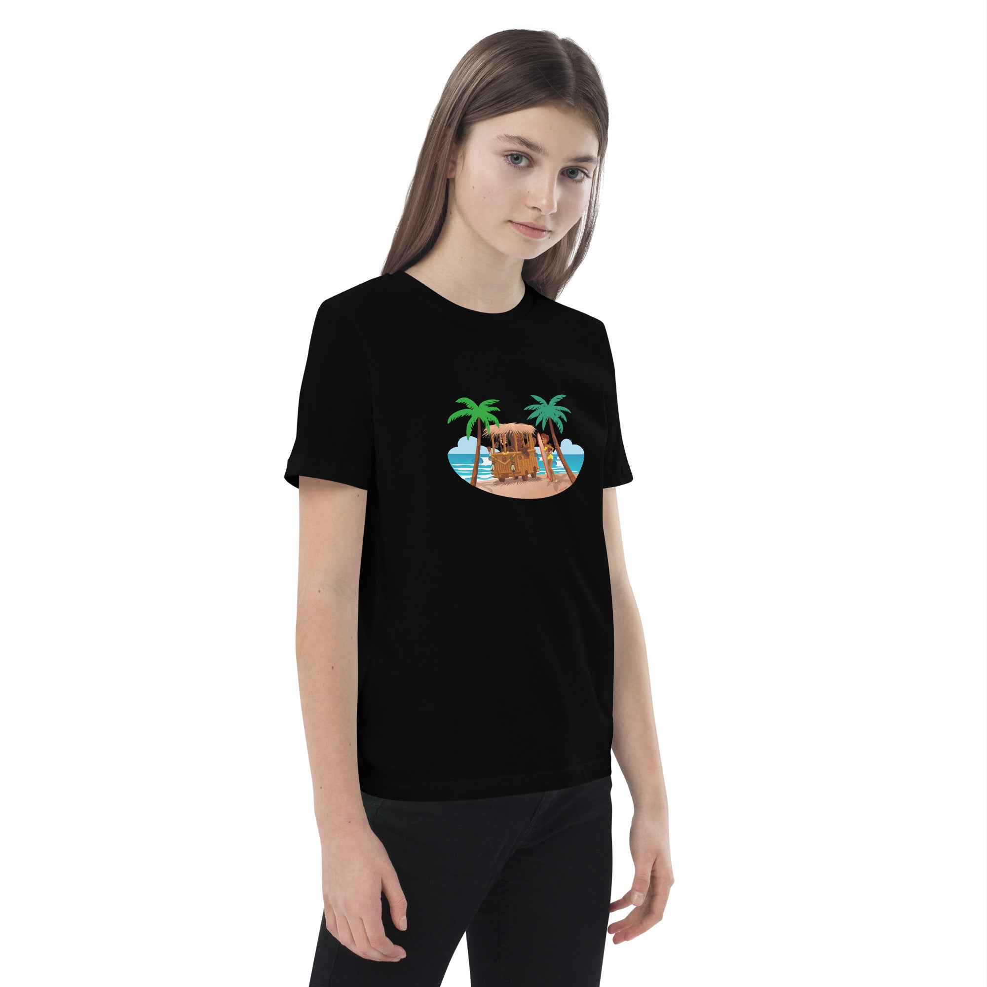 T-shirt en coton bio enfant Tiki Kombi