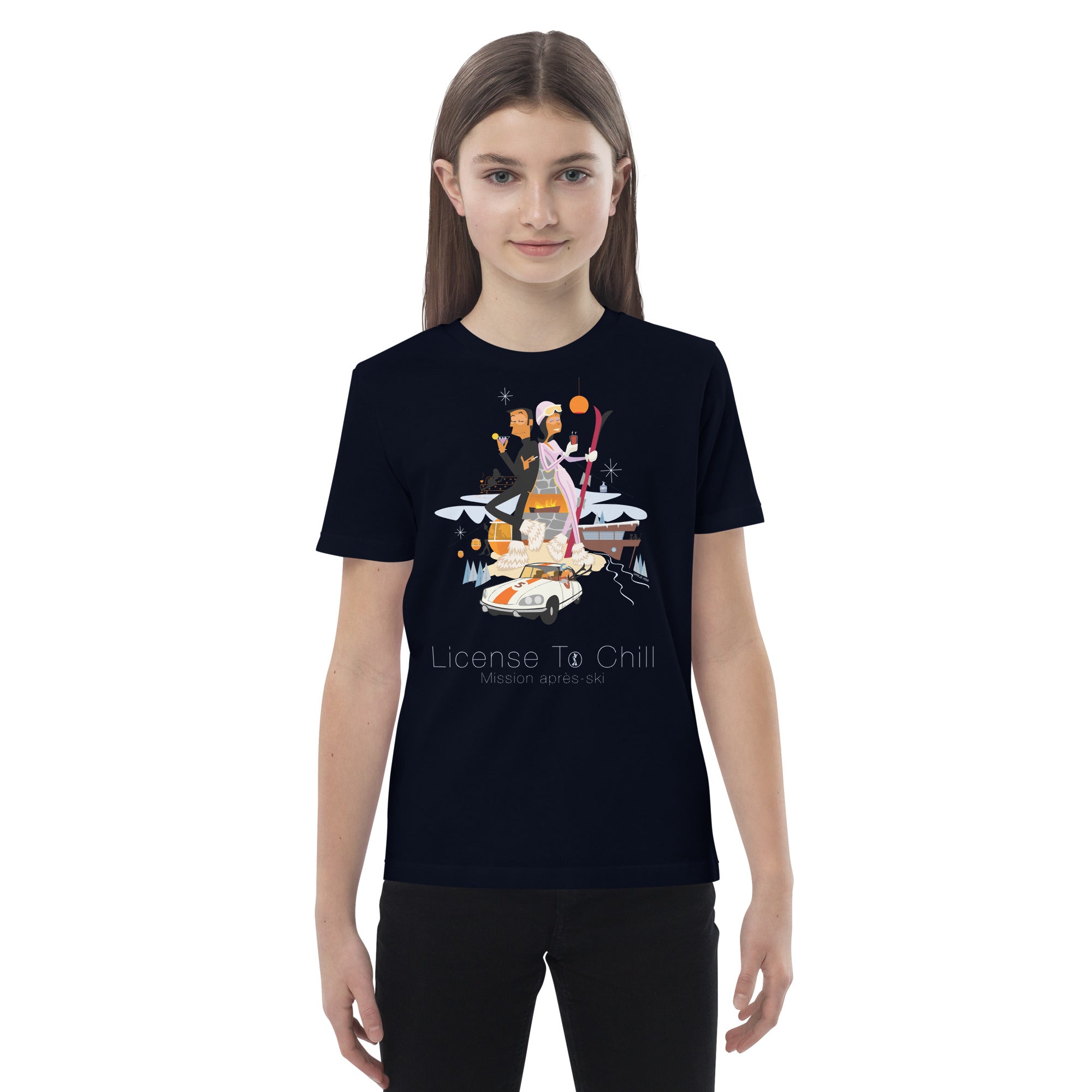T-shirt en coton bio enfant License To Chill Mission Après-Ski