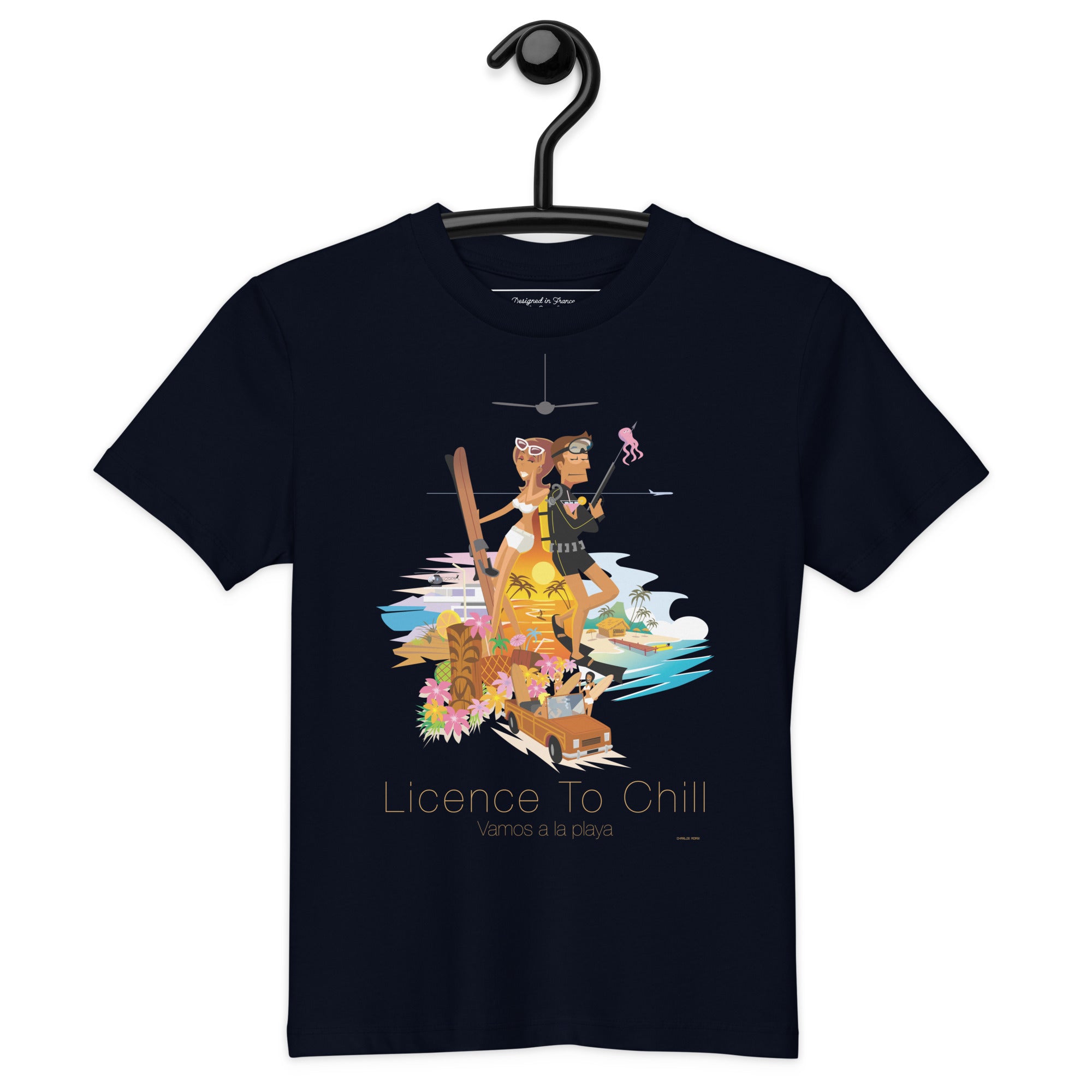T-shirt en coton bio enfant License to Chill Vamos a la Playa