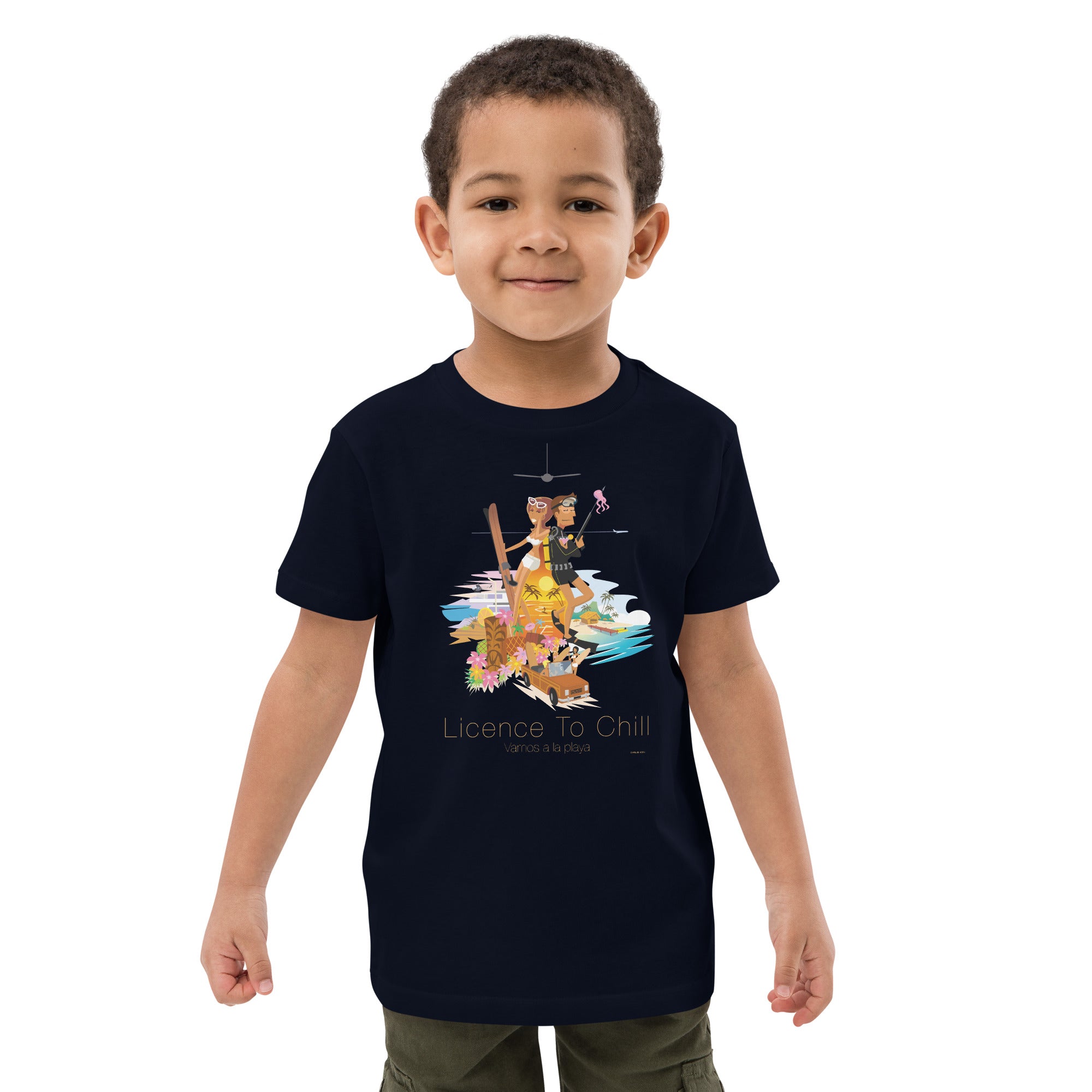 T-shirt en coton bio enfant License to Chill Vamos a la Playa