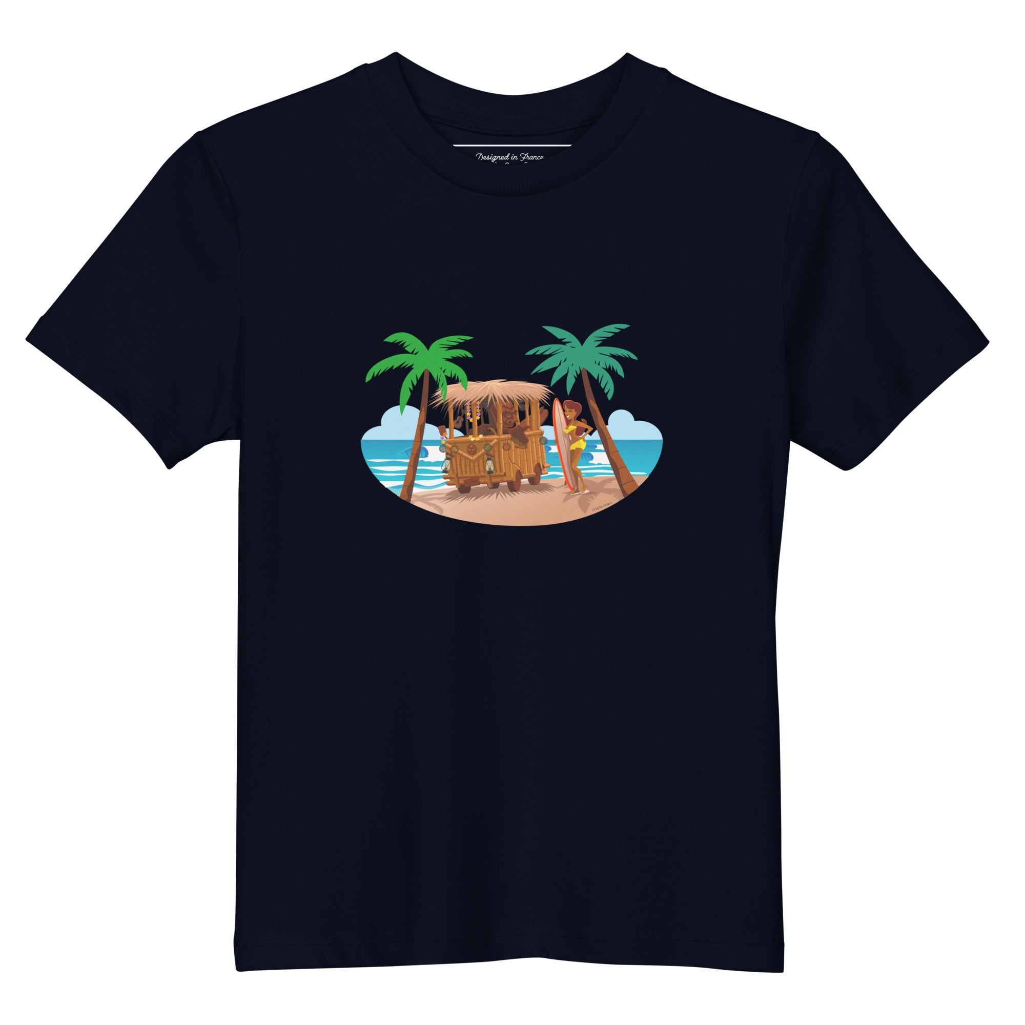 T-shirt en coton bio enfant Tiki Kombi