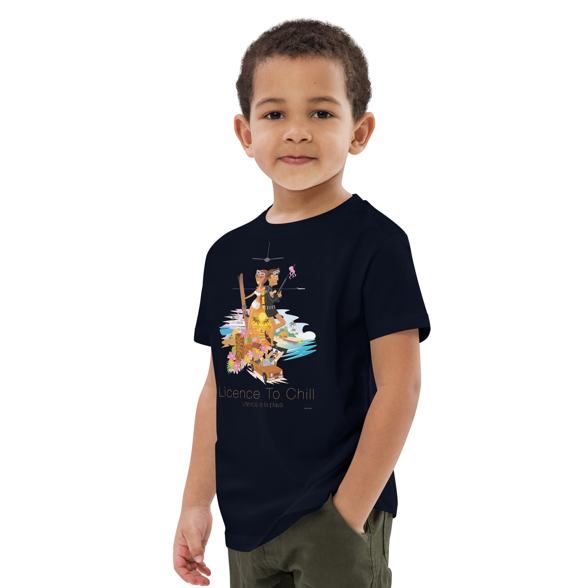 T-shirt en coton bio enfant License to Chill Vamos a la Playa